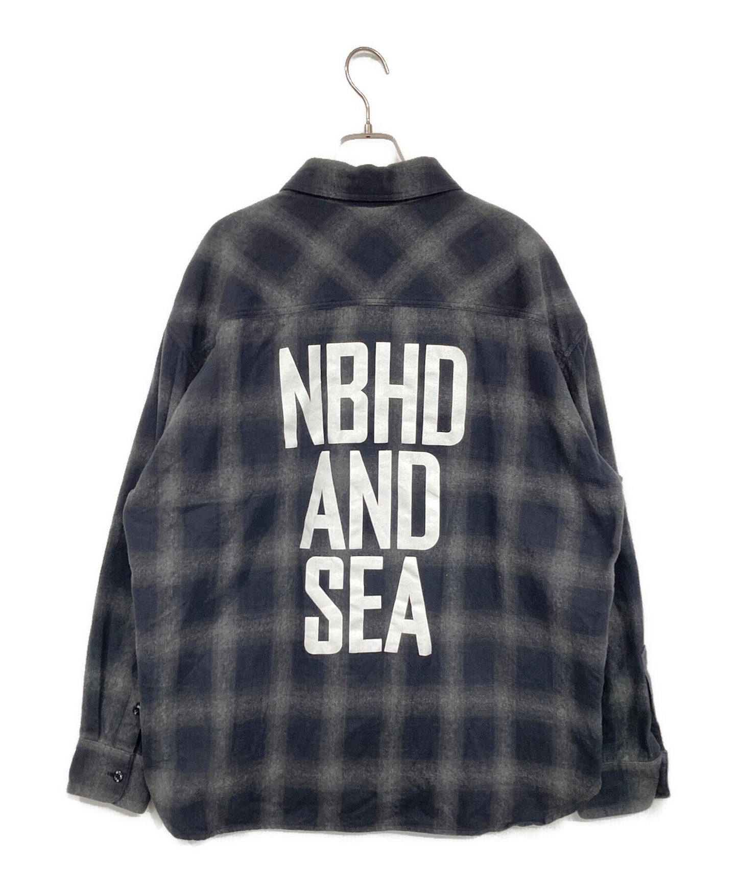 [Pre-owned] NEIGHBORHOOD OMBRE CHECK SHIRT 231AQWSN-SHM01S