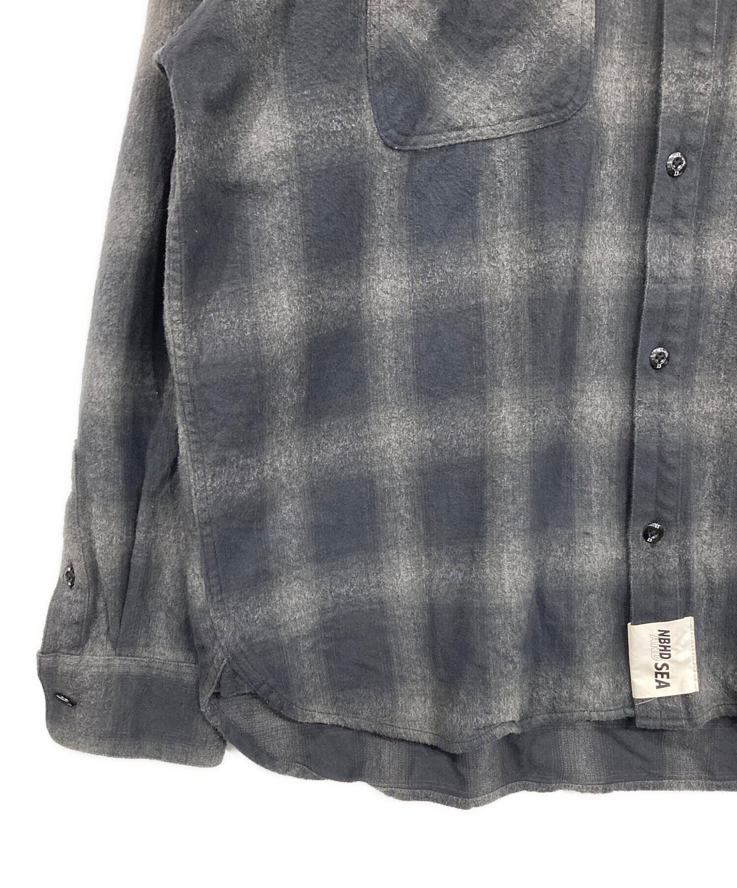 [Pre-owned] NEIGHBORHOOD OMBRE CHECK SHIRT 231AQWSN-SHM01S