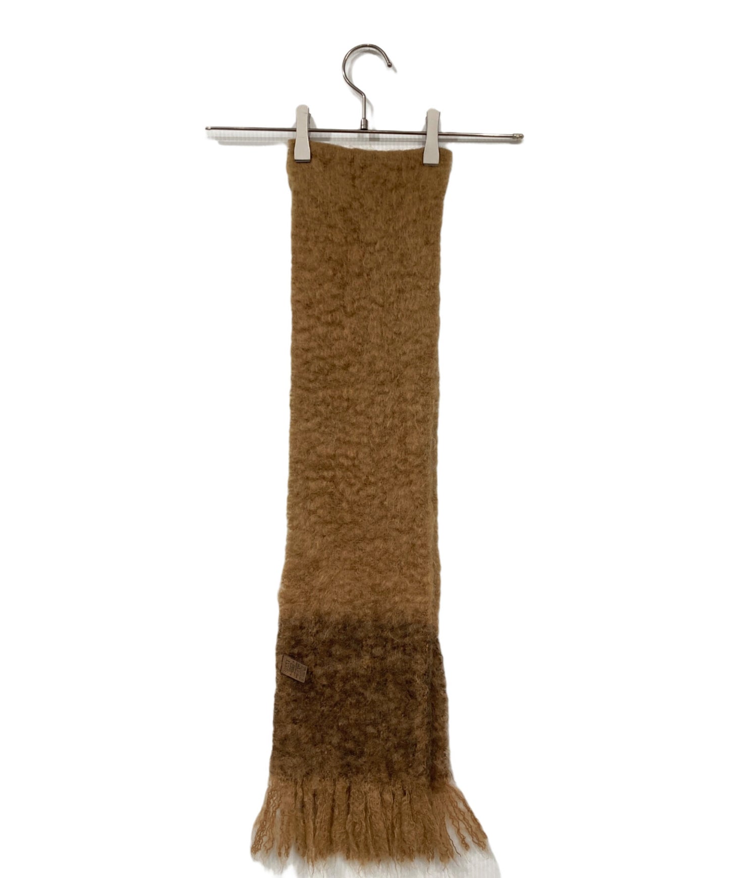 [Pre-owned] LOEWE Mohair-Blend Anagram Embroidered Scarf