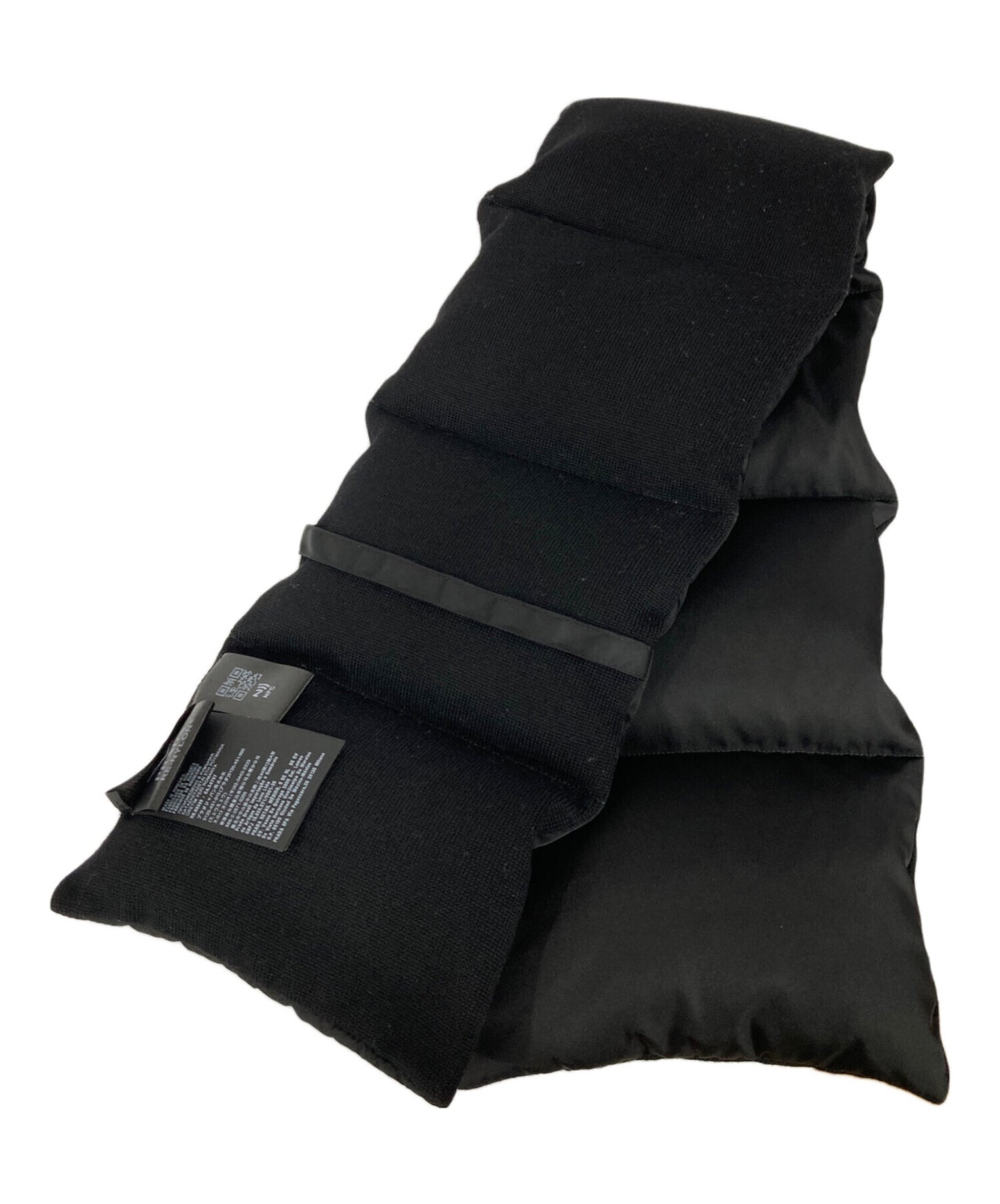 [Pre-owned] PRADA PADDED WOOL & RE-NYLON SCARF UMS410 S212