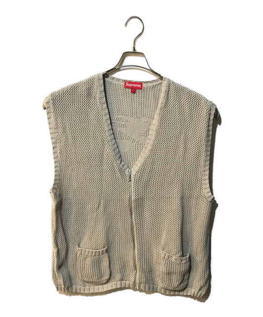 [Pre-owned] SUPREME Dragon Zip Up Sweater Vest 23SS
