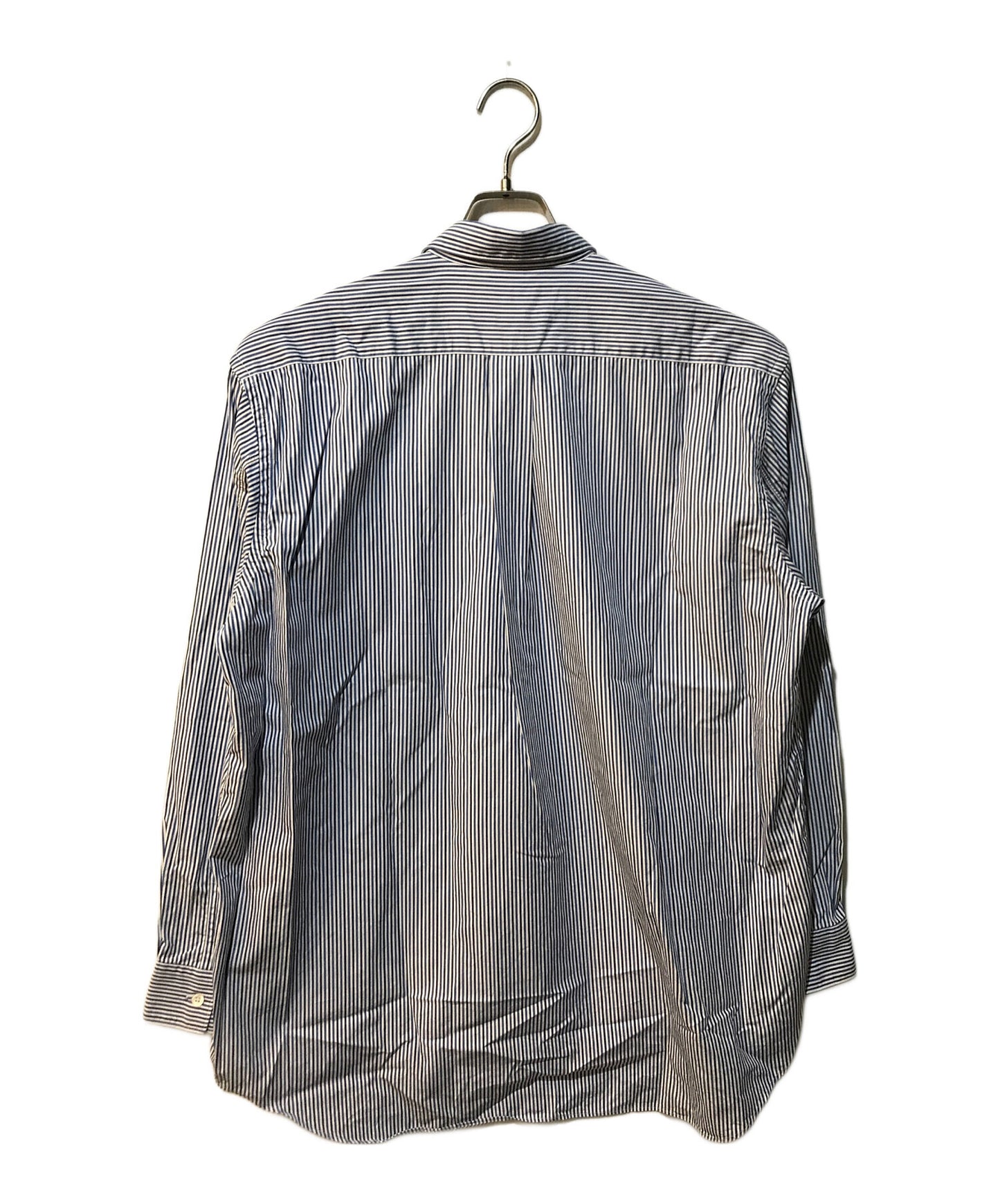 [Pre-owned] COMME des GARCONS SHIRT FOREVER WIDE CLASSIC cotton poplin striped regular collar shirt FZ-B218