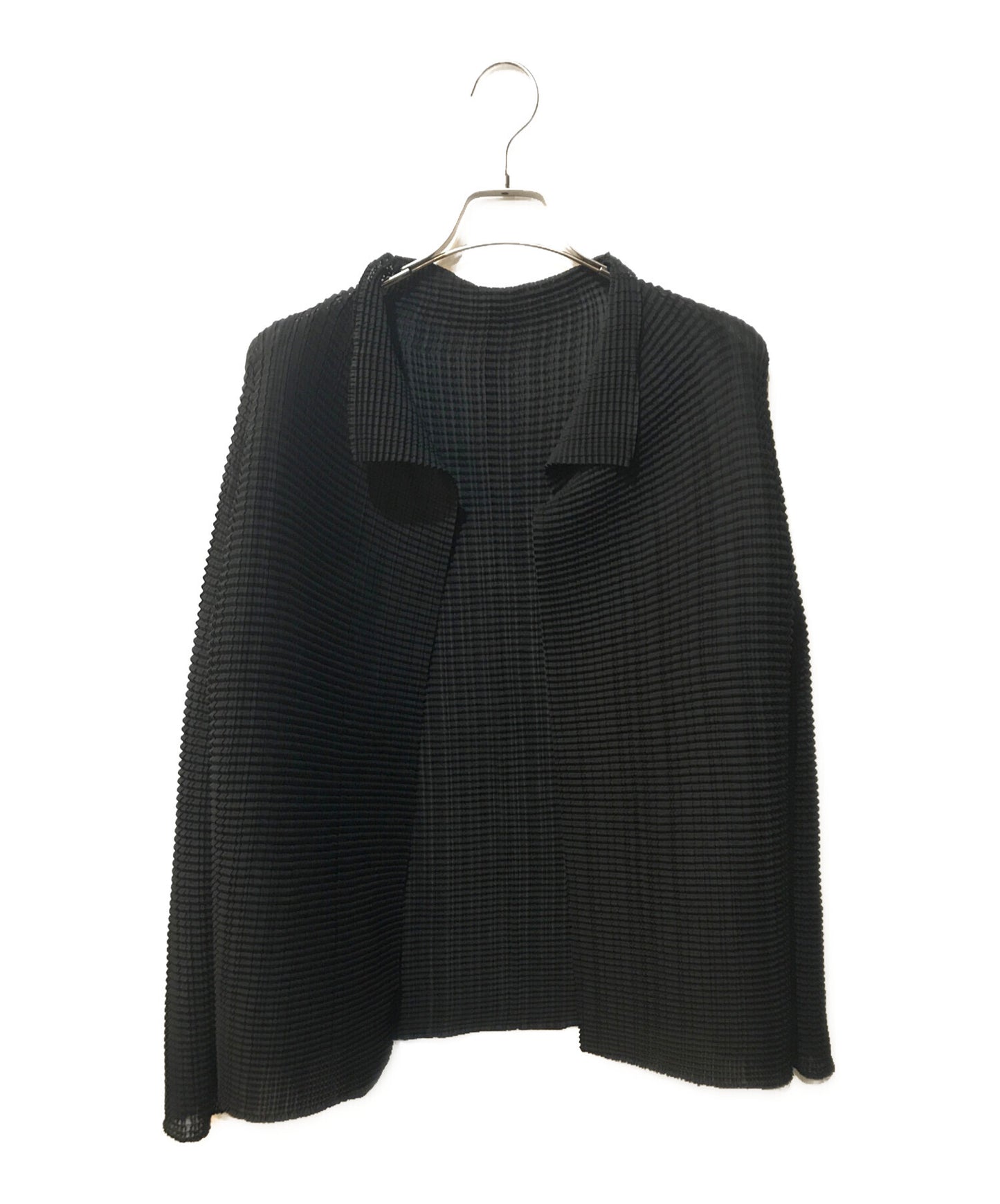 [Pre-owned] ISSEY MIYAKE pleated cardigan IM83FJ124