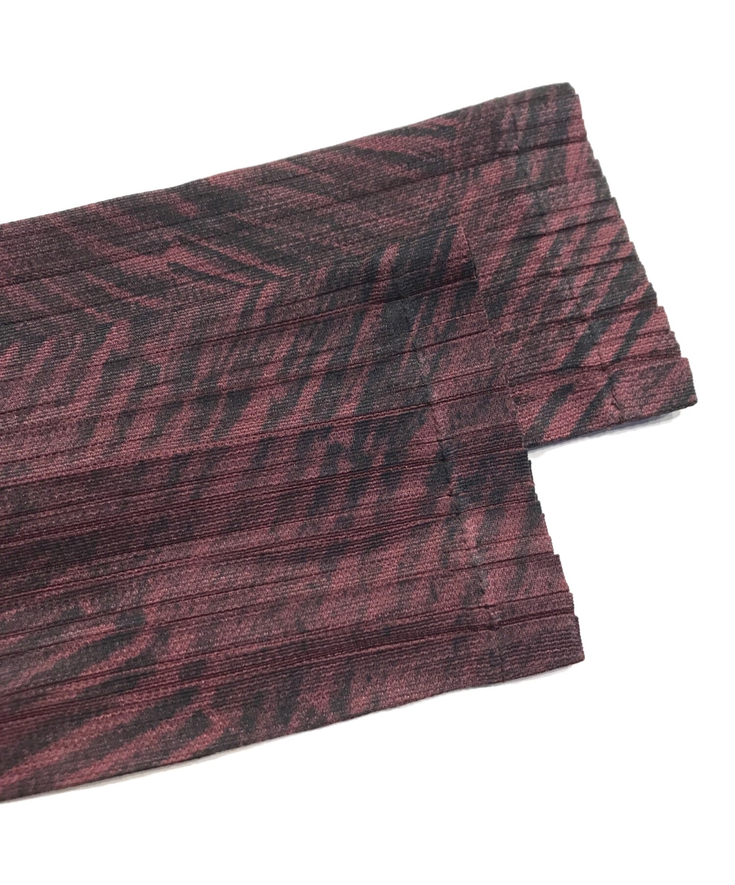 [Pre-owned] PLEATS PLEASE Pleated dress with all-over pattern PP33JH553