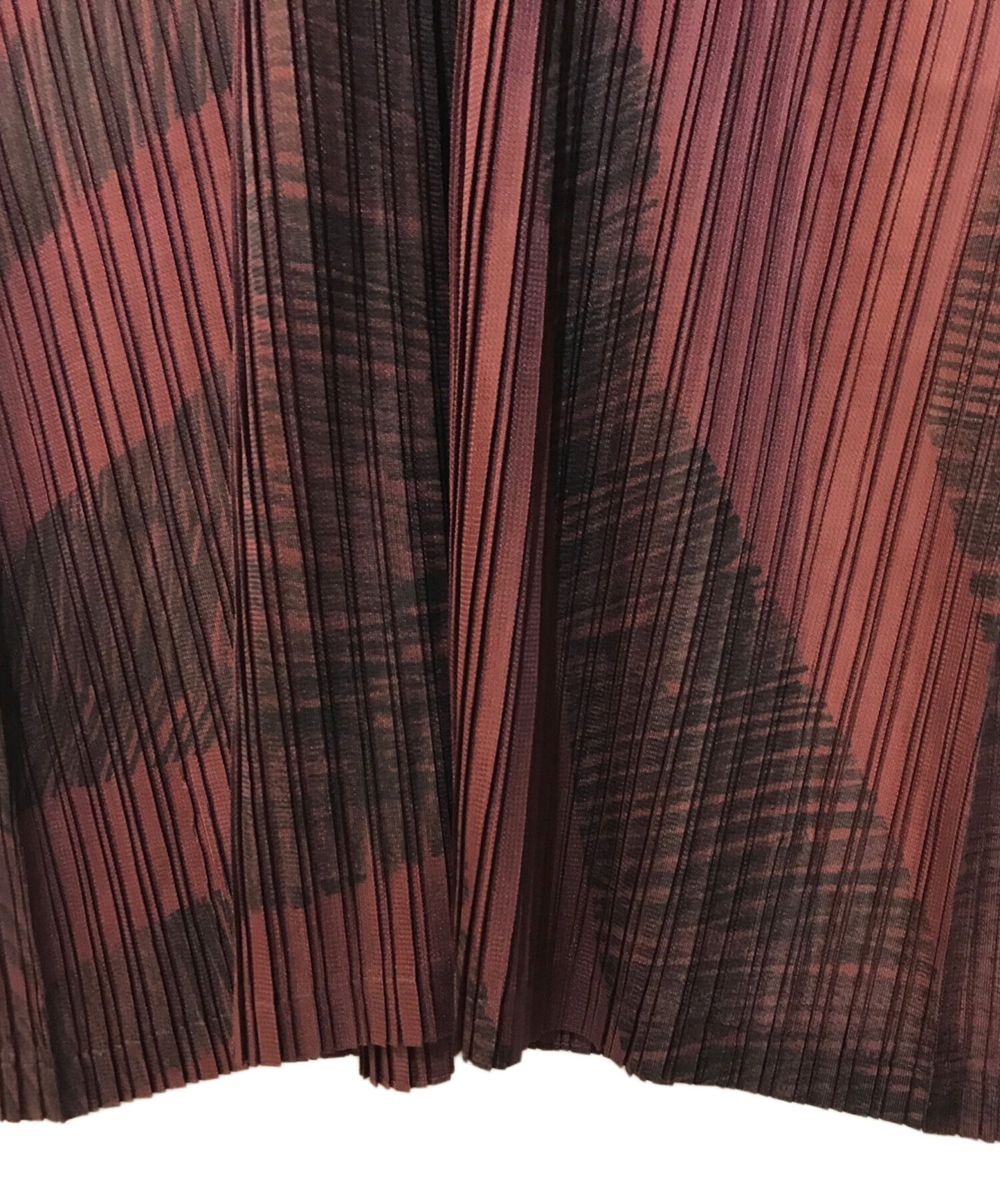 [Pre-owned] PLEATS PLEASE Pleated dress with all-over pattern PP33JH553