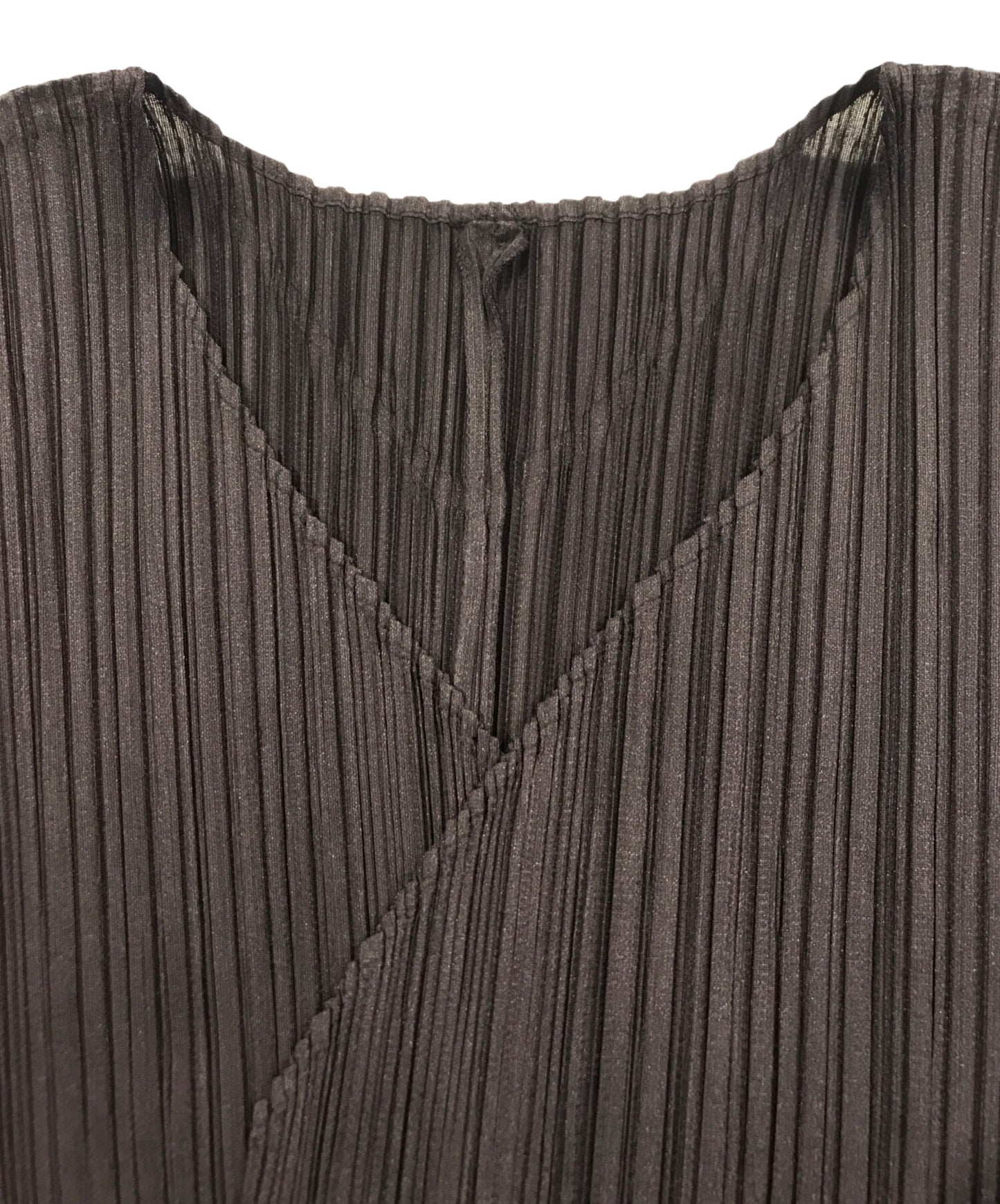 [Pre-owned] PLEATS PLEASE Pleated long cardigan PP41JA143