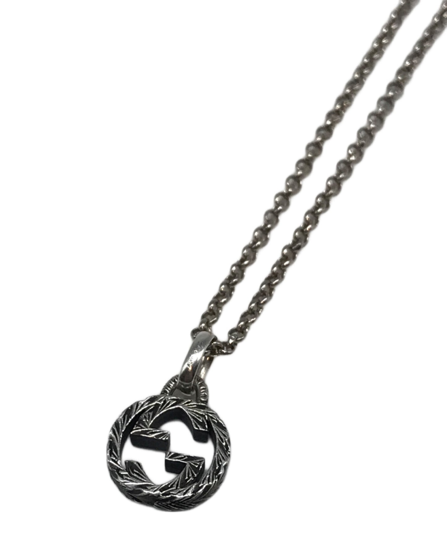 [Pre-owned] GUCCI Interlocking G necklace 808331756