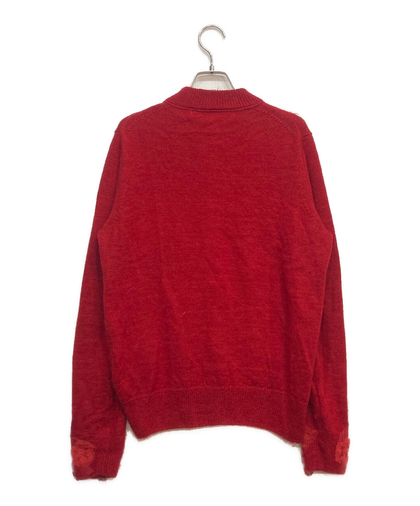 [Pre-owned] TAO COMME des GARCONS Wool Knit Cardigan with Tulle Trim TL-N011