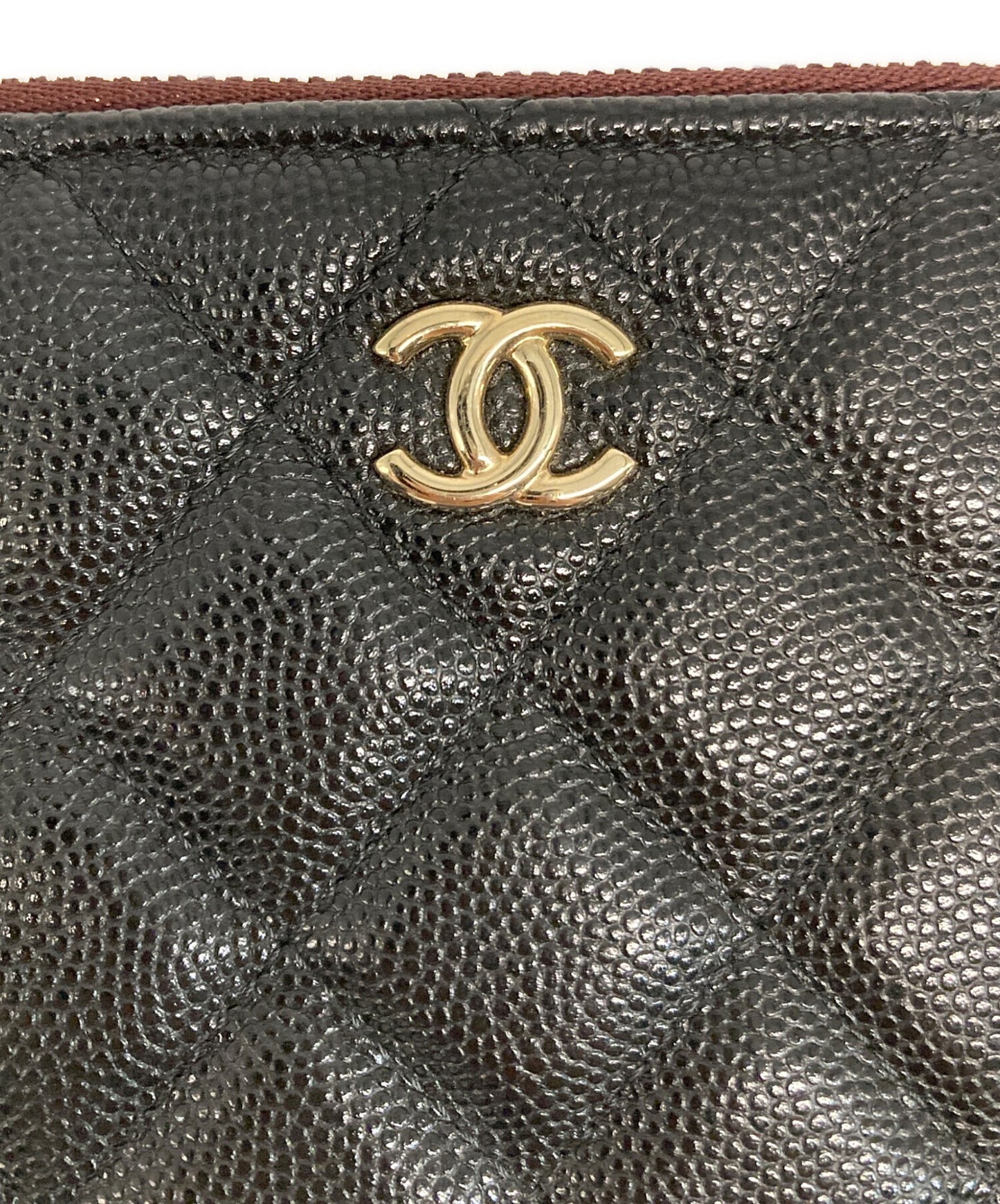 [Pre-owned] CHANEL Matelassé Coco Mark Pouch