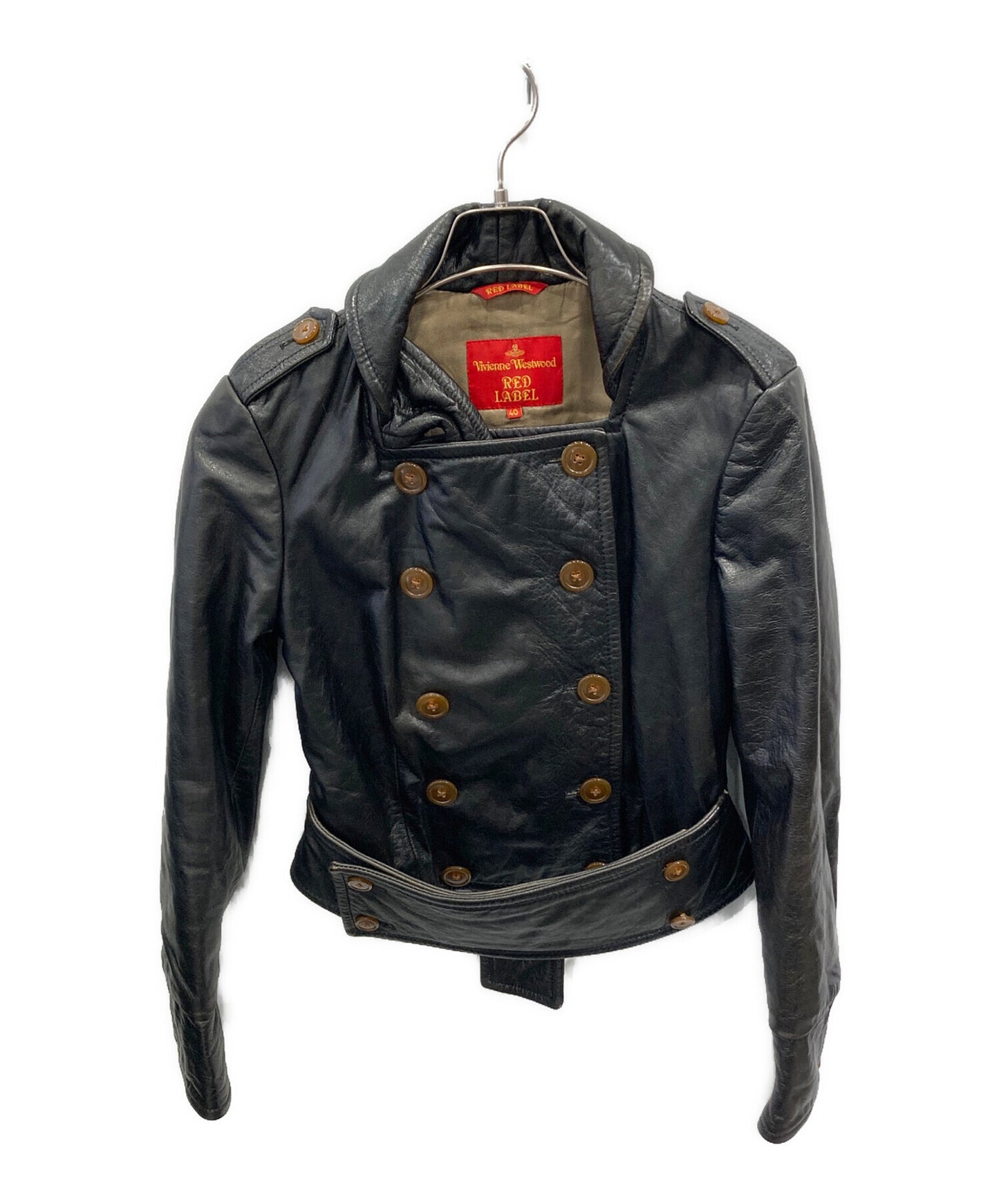 [Pre-owned] Vivienne Westwood RED LABEL Double Leather Jacket