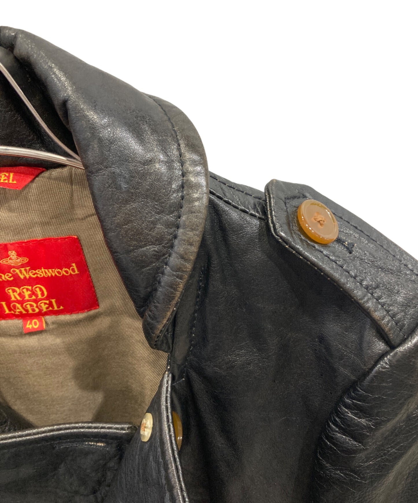 [Pre-owned] Vivienne Westwood RED LABEL Double Leather Jacket