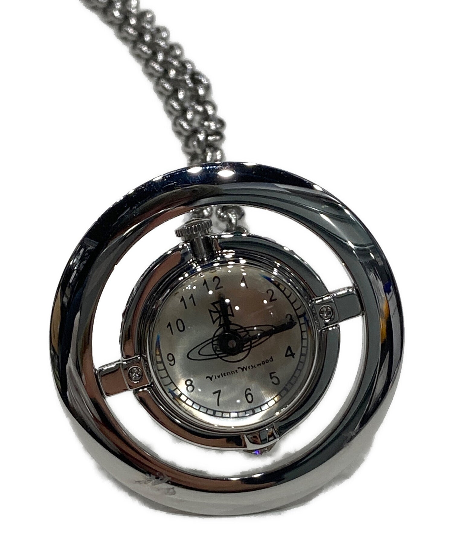 [Pre-owned] Vivienne Westwood ORB PENDANT WATCH VV283SL