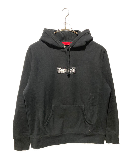 [Pre-owned] SUPREME 19AW Bandana Box Logo Hooded Sweatshirt Bandana Box Logo Pullover Hoodie