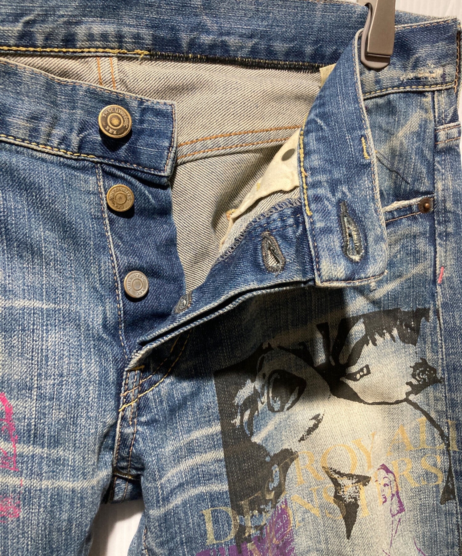 パンツ Hysteric Glamour archive Destroy Denim Pre-owned] Hysteric Glamour Destroy All Monsters Denim Pants