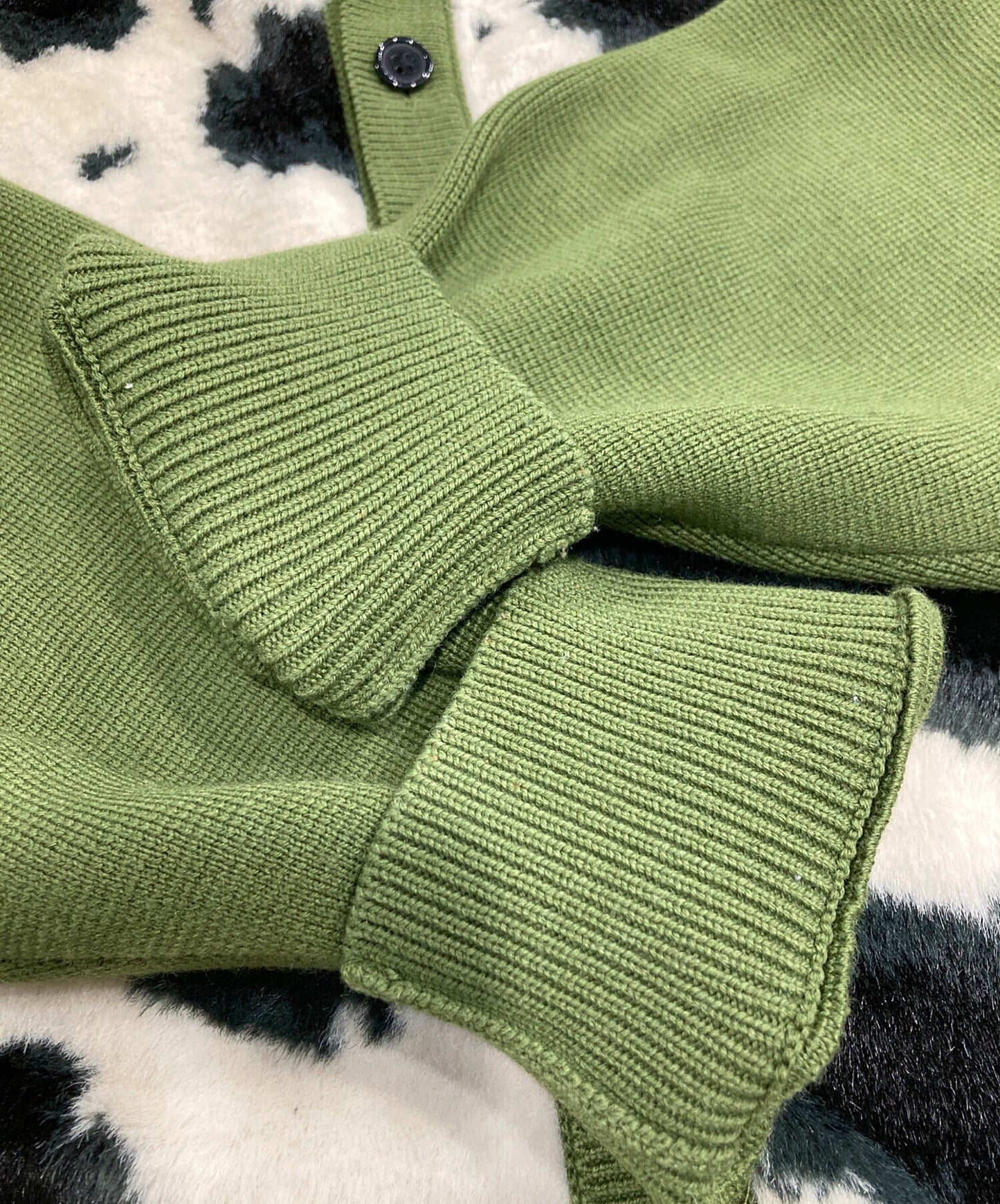 [Pre-owned] SUPREME 21SS Cow Print Cardigan