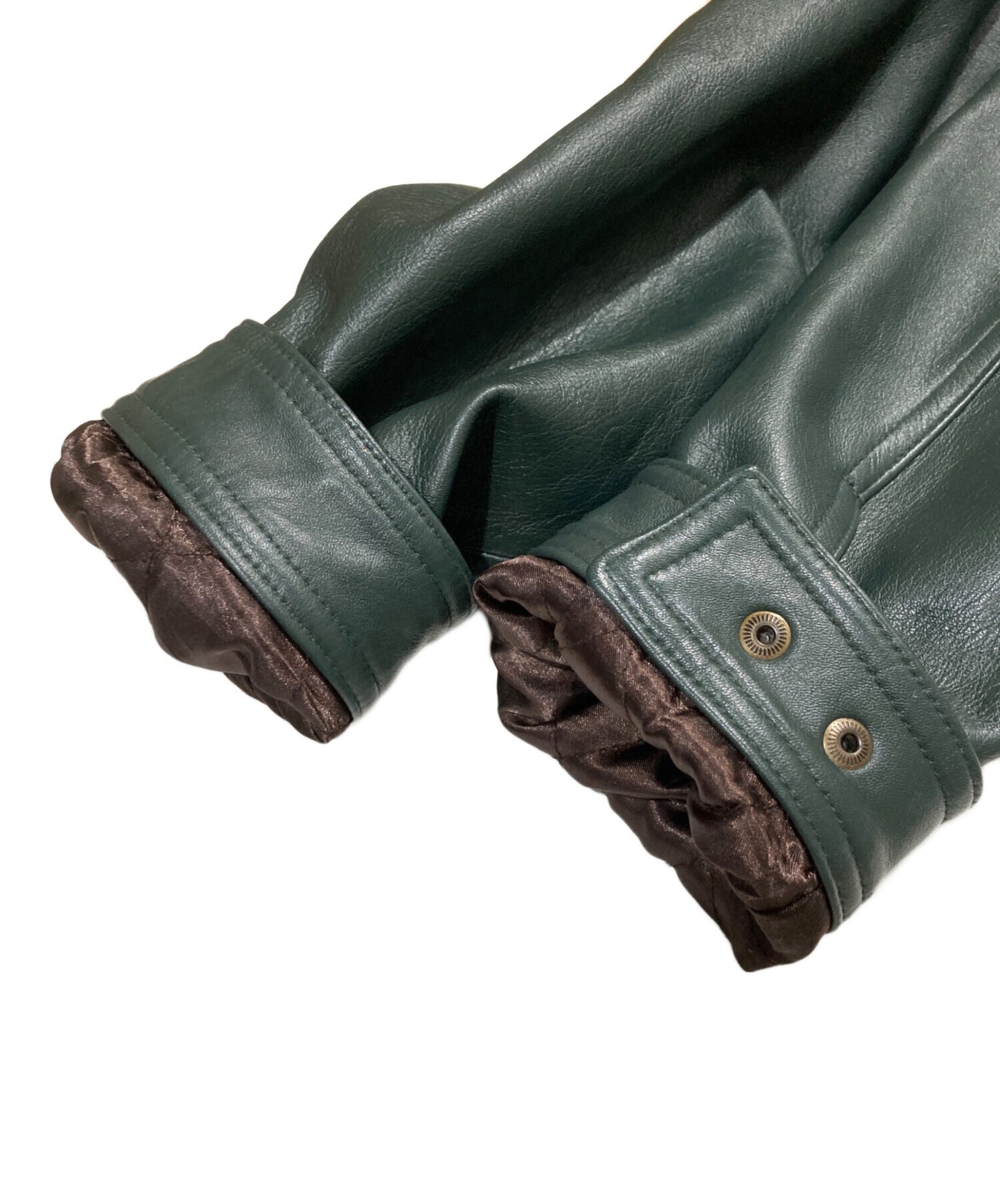 [Pre-owned] SUPREME 14AW HOODED LEATHER PARKA Hooded leather parka jacket