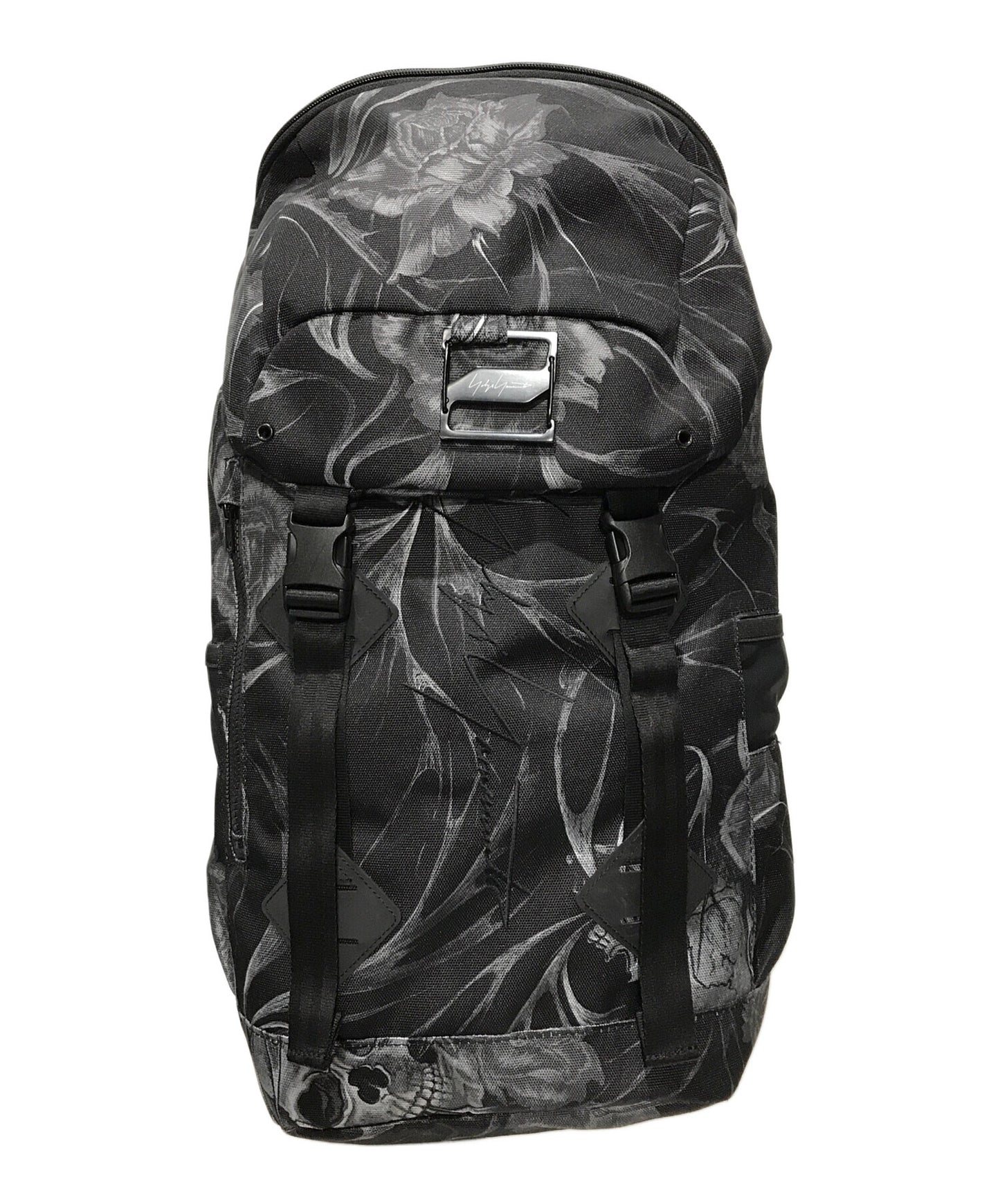 [Pre-owned] Yohji Yamamoto pour homme SKULL&ROSE PRINT RUCKSACK HG-I55-660