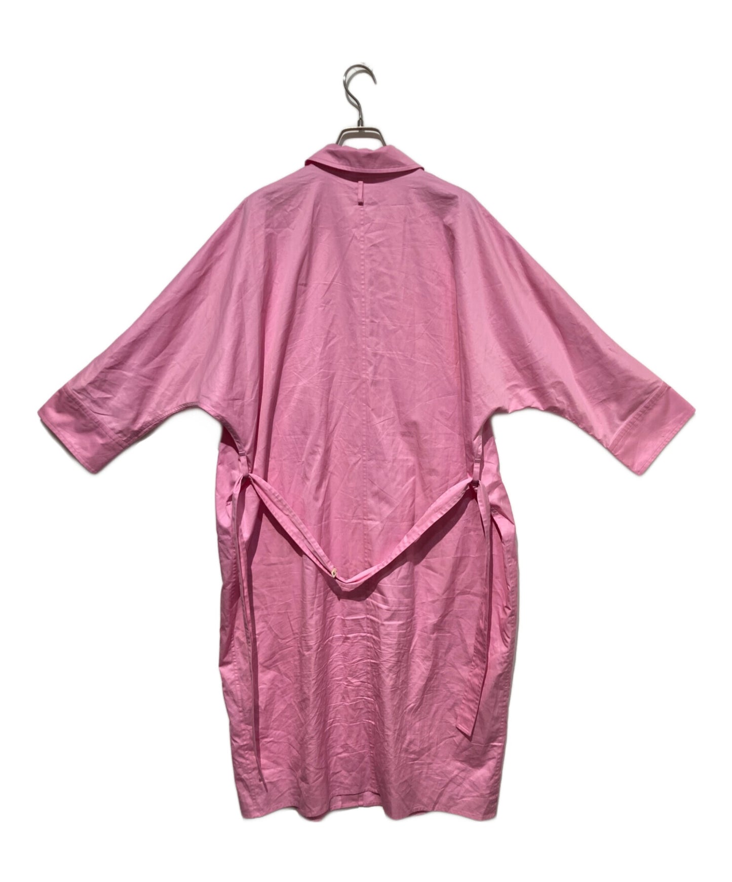 [Pre-owned] HERMES Chene Dunkle Shirt Dress 3E0548DX