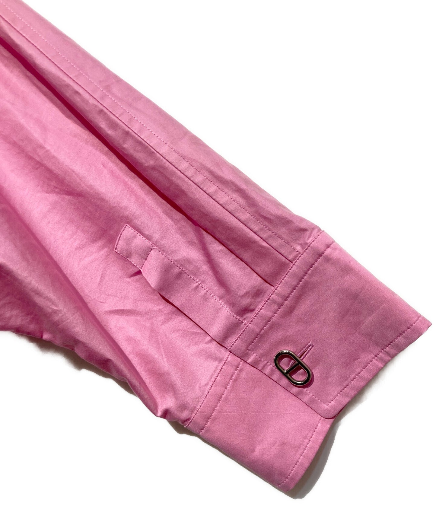 [Pre-owned] HERMES Chene Dunkle Shirt Dress 3E0548DX