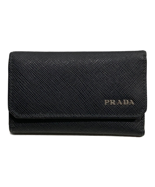 [Pre-owned] PRADA Saffiano 6-row key case 2PG222