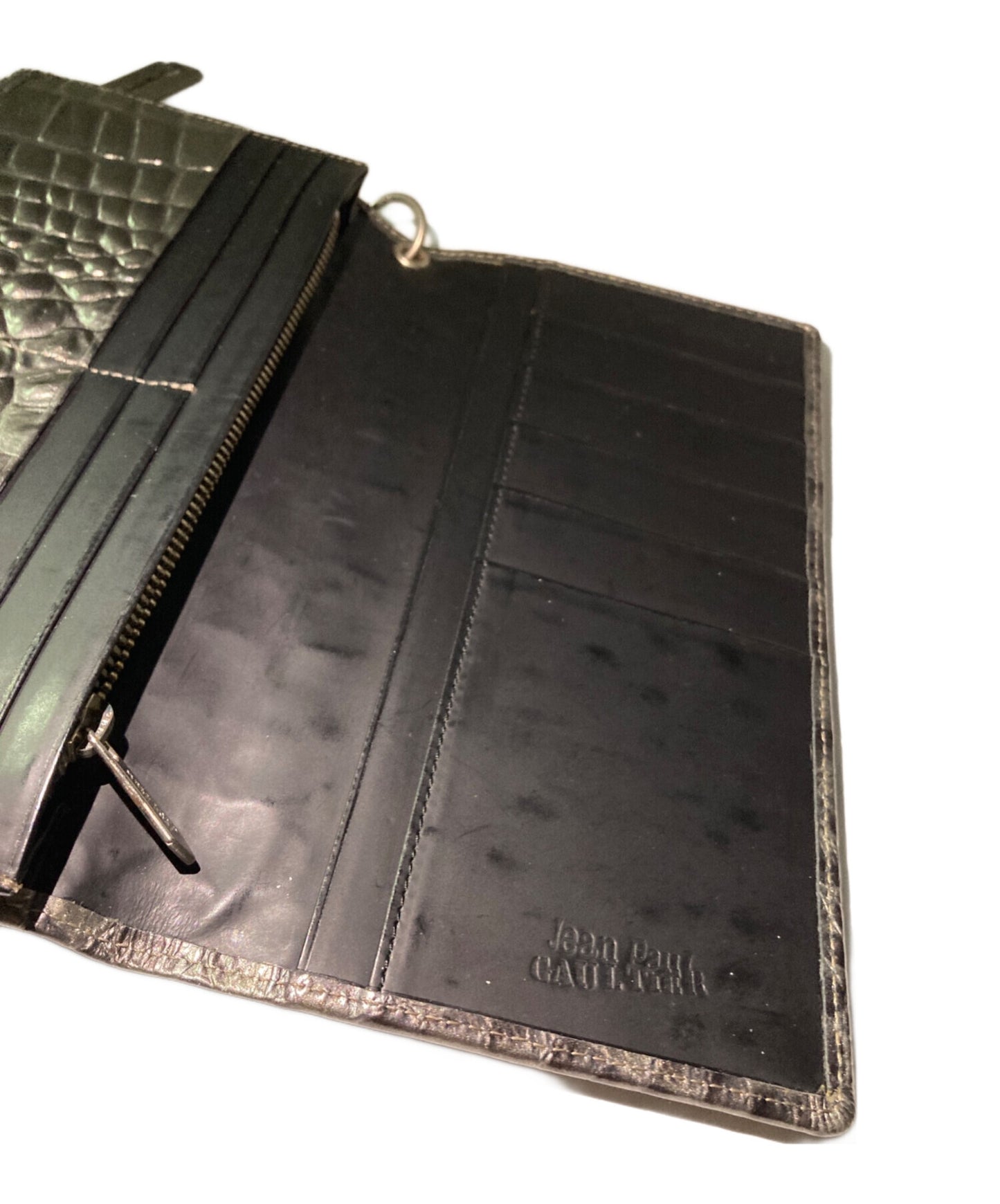 [Pre-owned] Jean Paul GAULTIER Gantam long wallet with chain