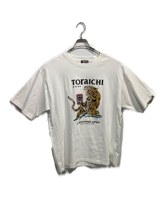 [Pre-owned] A BATHING APE Jaguar Print Collaboration T-Shirt 001CSK731909C