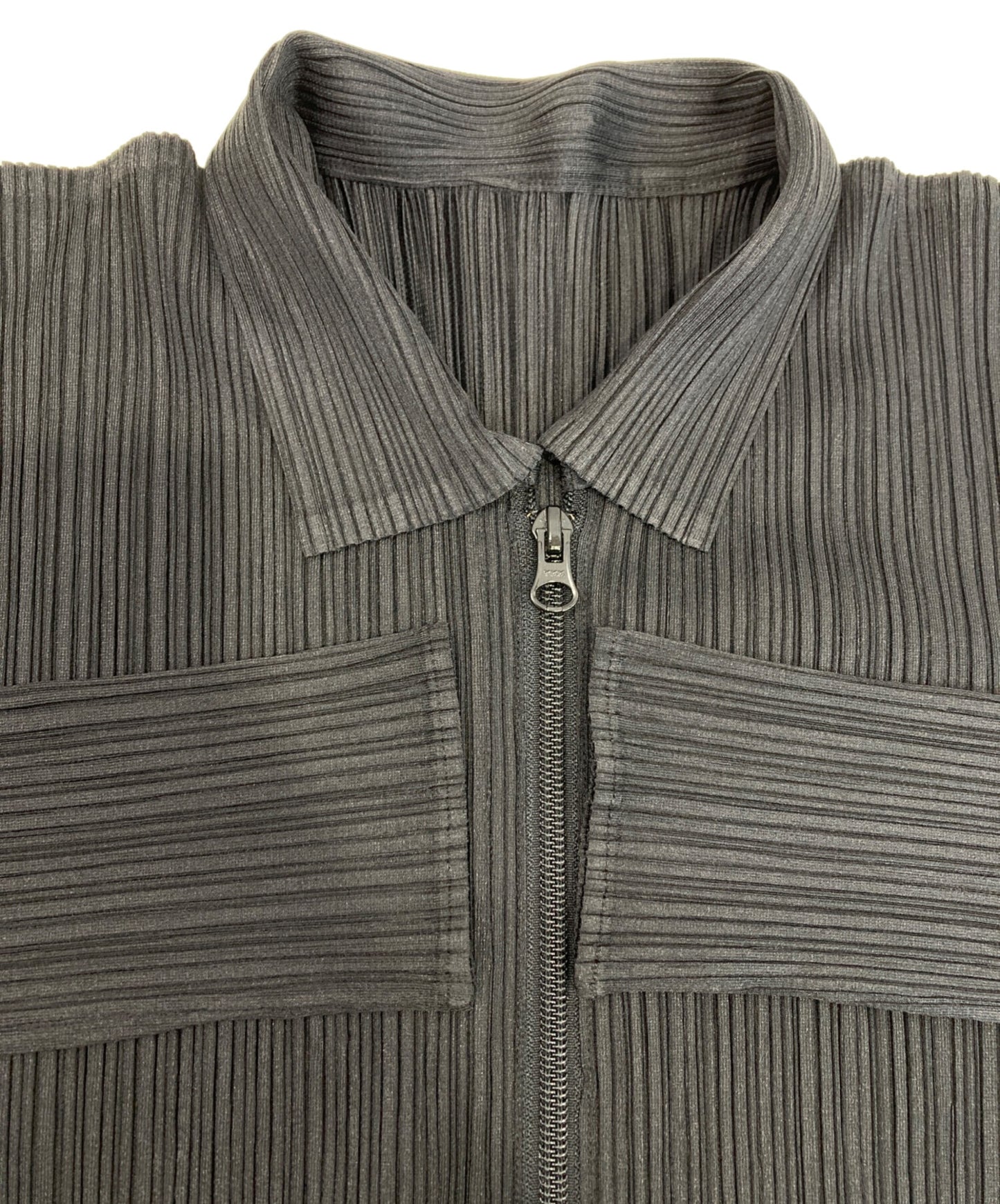 [Pre-owned] PLEATS PLEASE Pleated Zip Jacket PP04-JD359