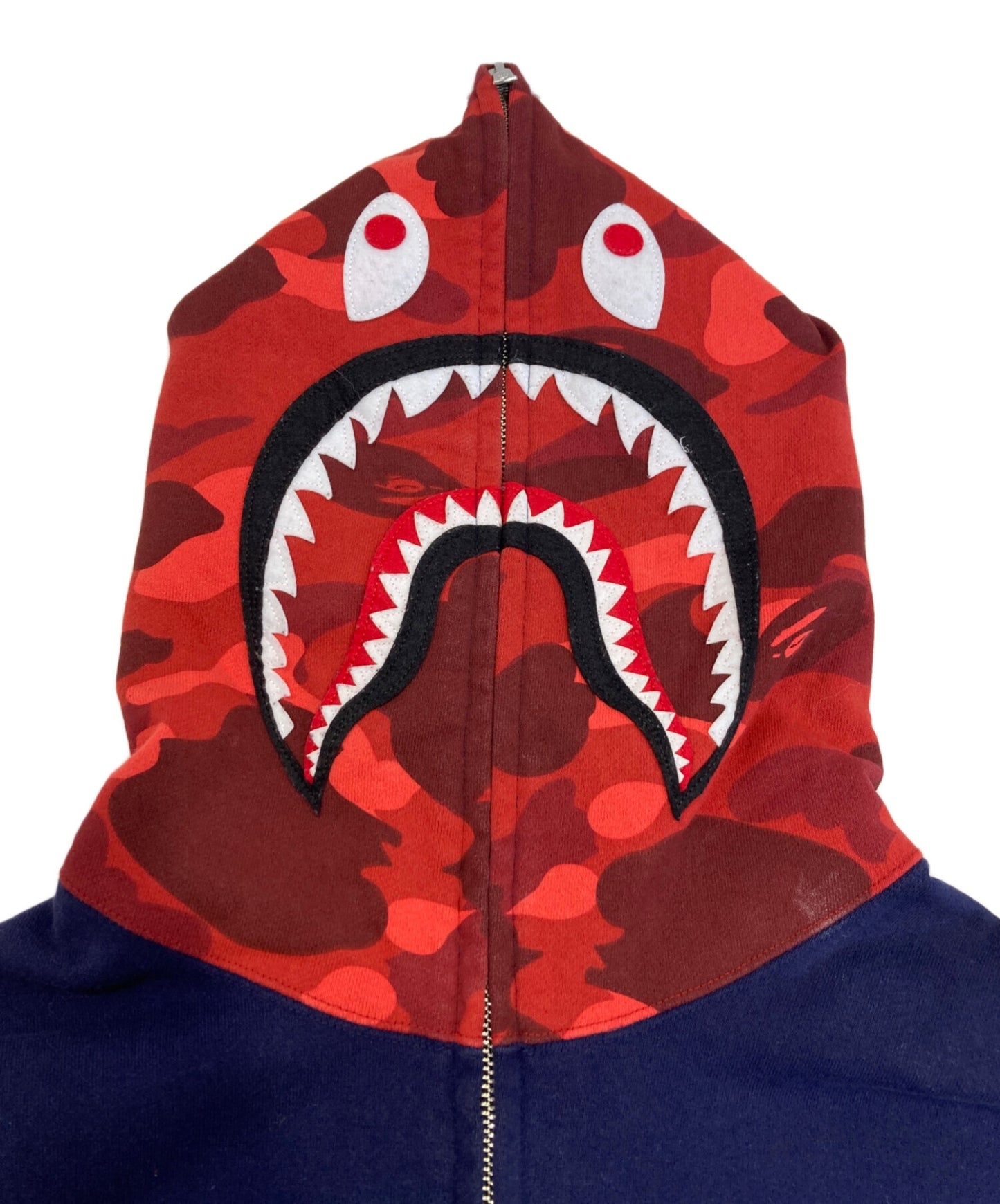 [Pre-owned] A BATHING APE Sleeveless Shark Hoodie 001zpd201006x