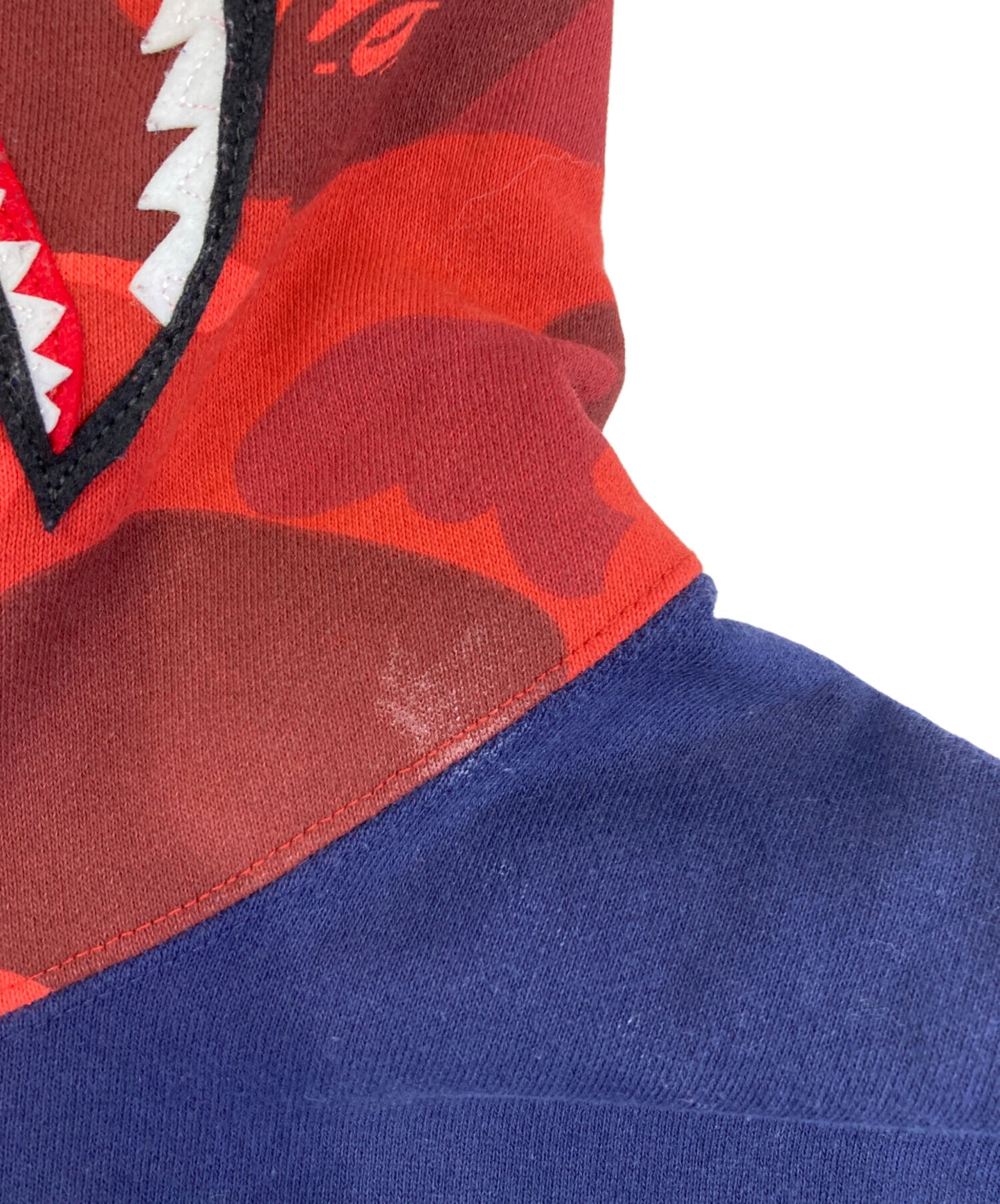 [Pre-owned] A BATHING APE Sleeveless Shark Hoodie 001zpd201006x