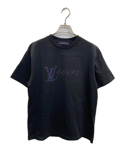 [Pre-owned] LOUIS VUITTON Iridescent LV Bars T-shirt RM252MV NPG HTY08W