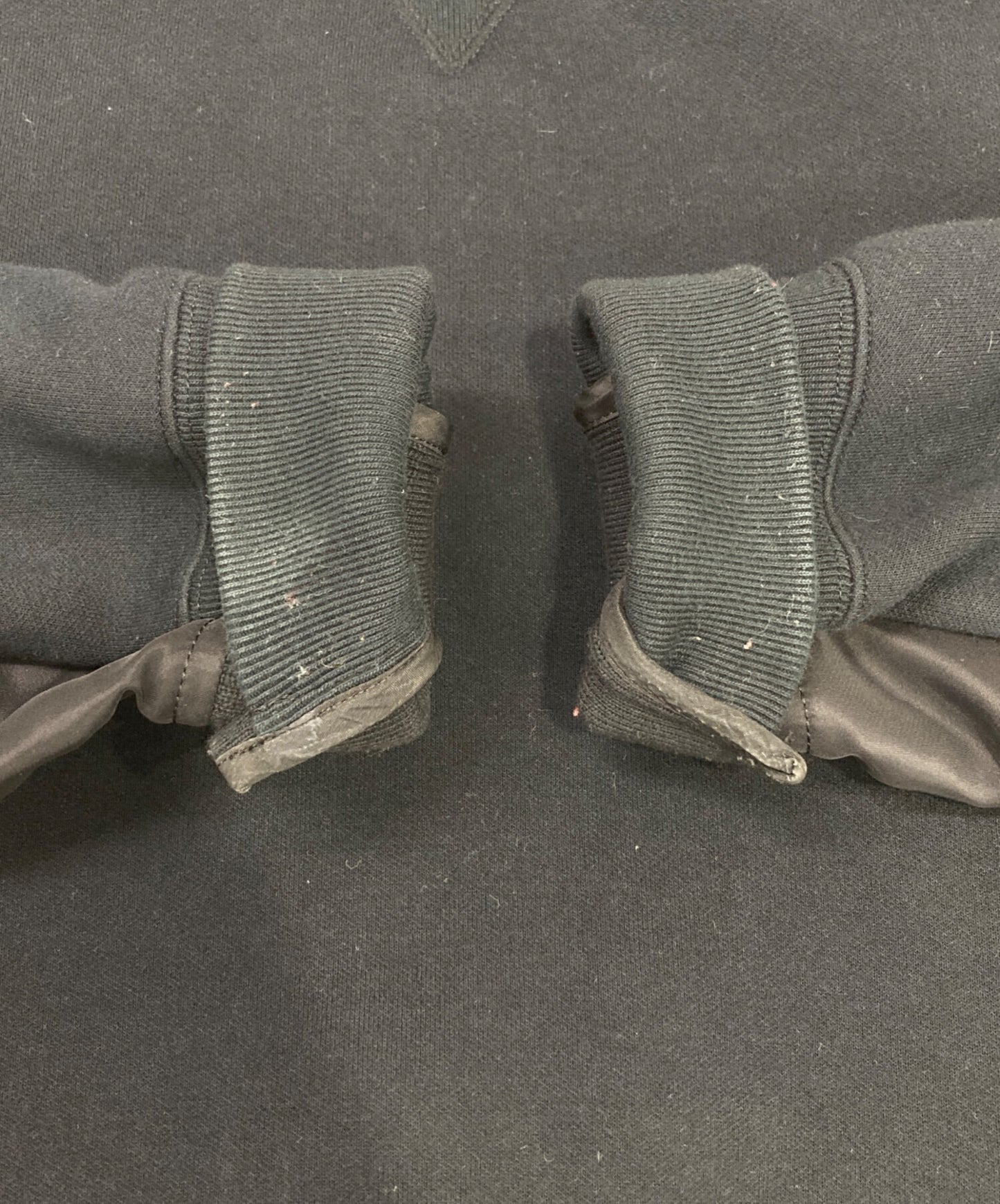 [Pre-owned] sacai Sponge Sweat x Nylon Twill Hoodie SCM-325