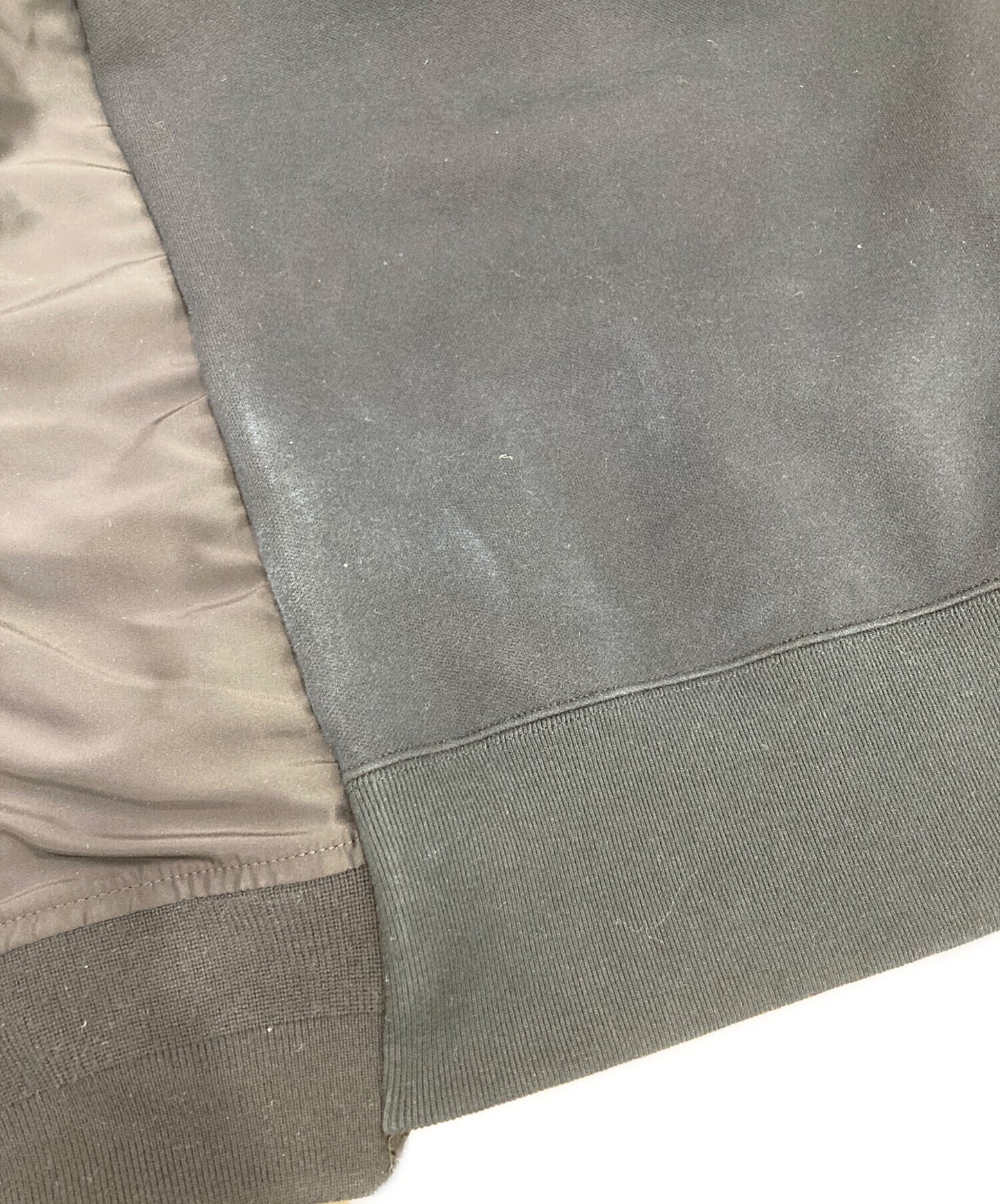 [Pre-owned] sacai Sponge Sweat x Nylon Twill Hoodie SCM-325