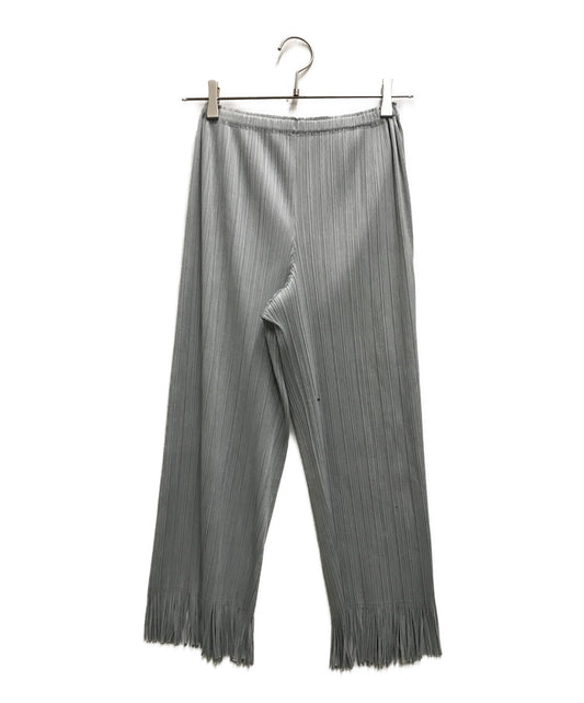 [Pre-owned] PLEATS PLEASE Fringed pleated pants PP61-JF184