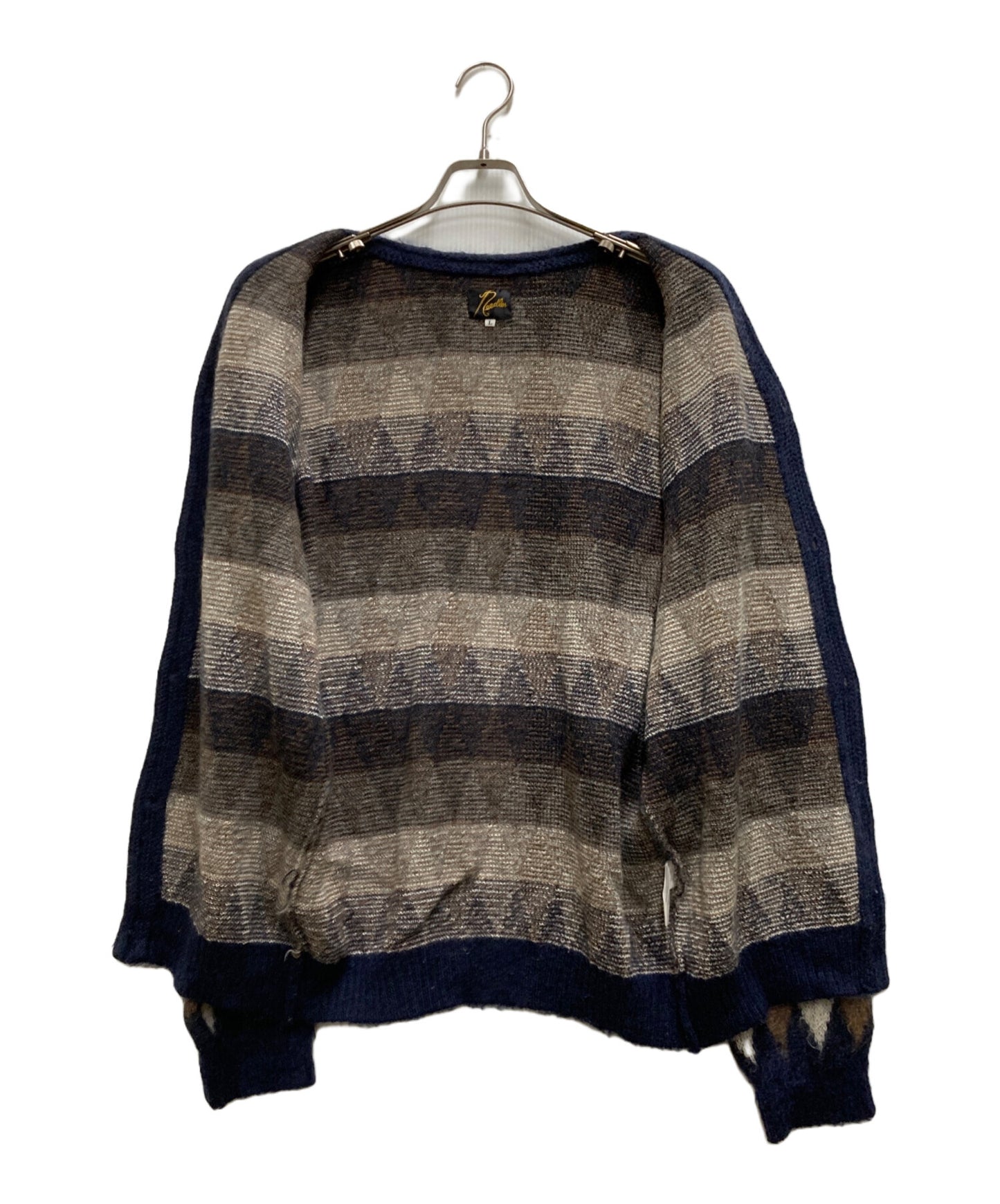 [Pre-owned] Needles Argyle Mohair Cardigan