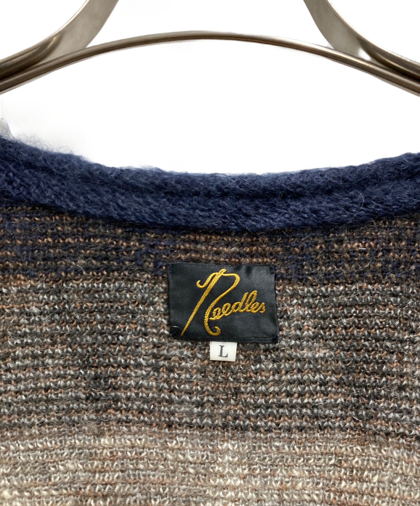 [Pre-owned] Needles Argyle Mohair Cardigan