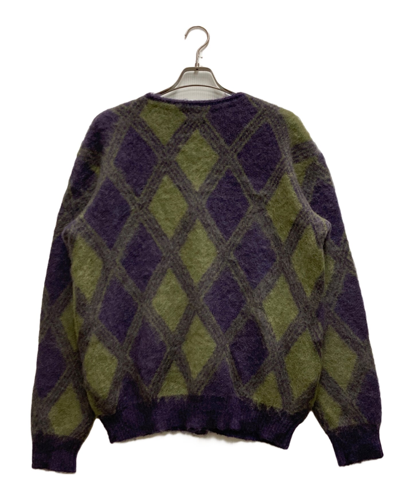 [Pre-owned] Needles Argyle Mohair Cardigan NS278