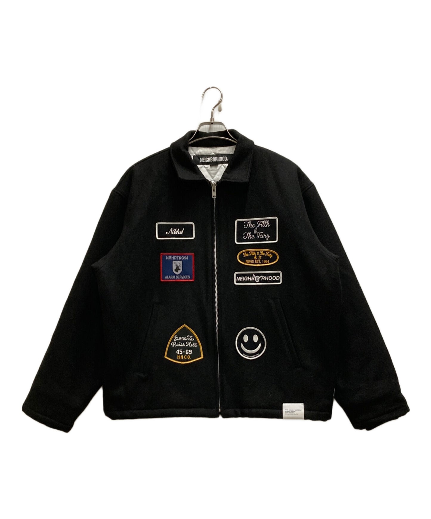 [Pre-owned] NEIGHBORHOOD MELTON ZIP JACKET 232SPNH-JKM02