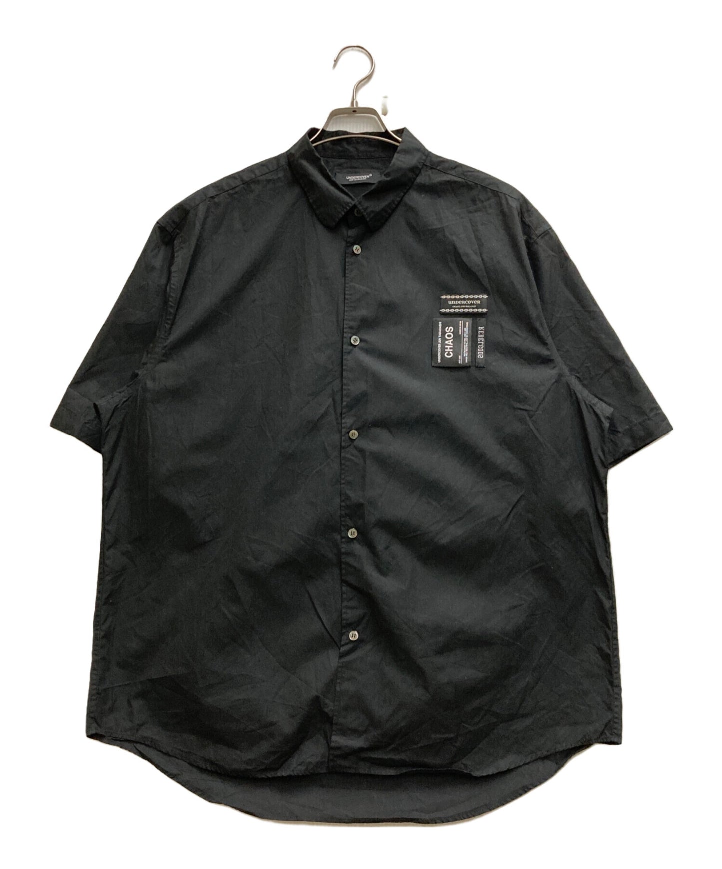 [Pre-owned] UNDERCOVER Broad Name Collage Short-Sleeved Shirt UC1D4407