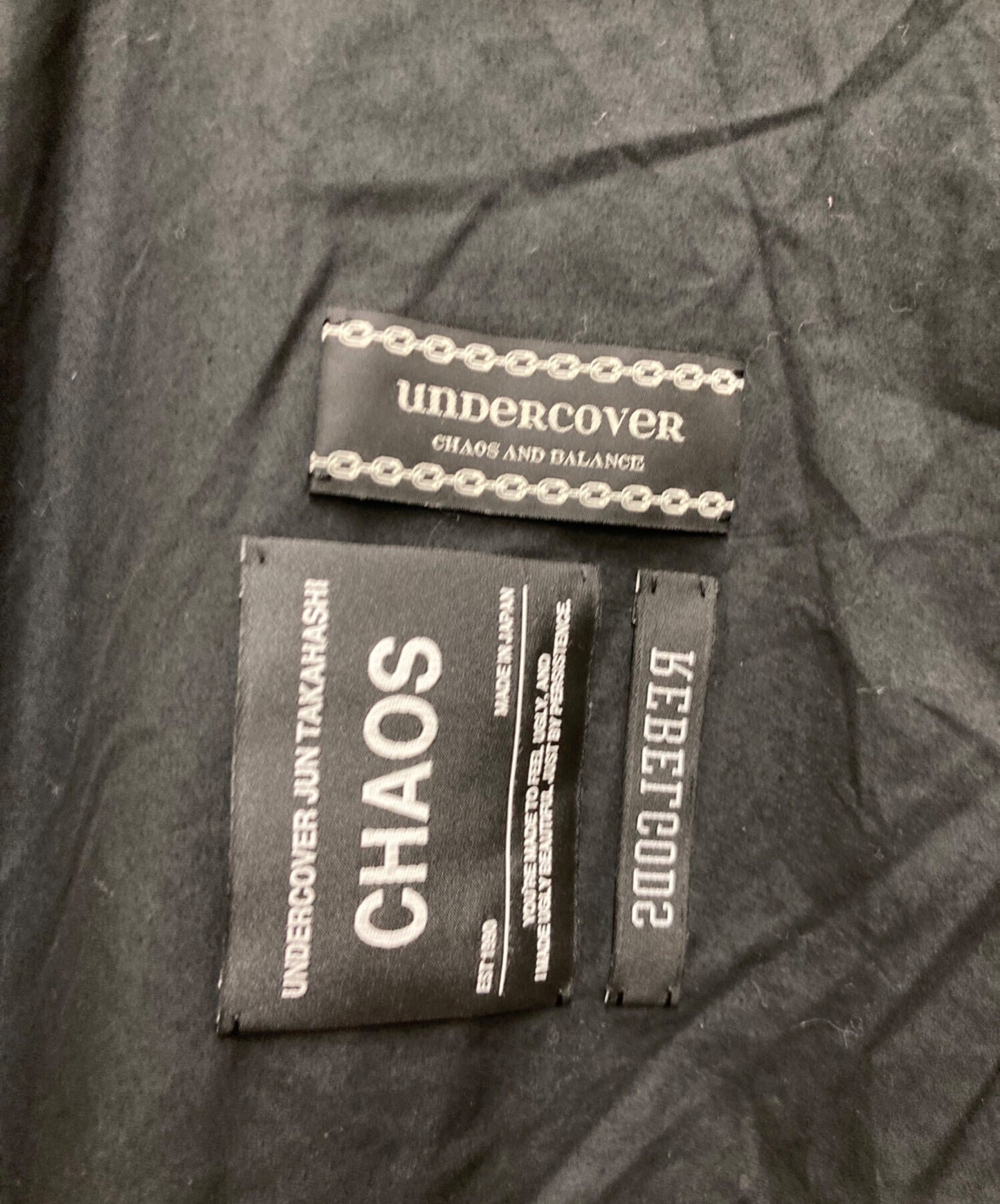 [Pre-owned] UNDERCOVER Broad Name Collage Short-Sleeved Shirt UC1D4407