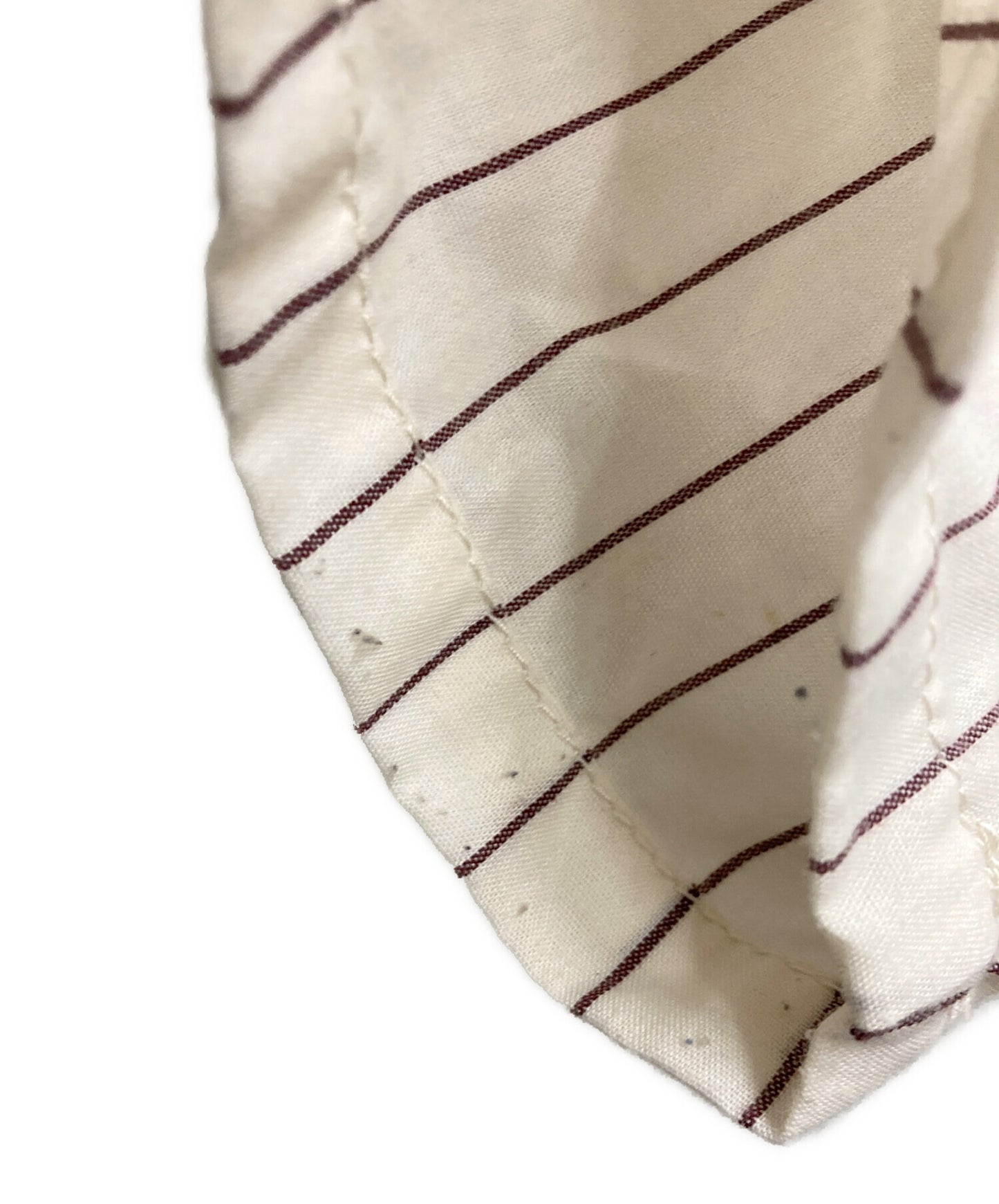 [Pre-owned] NEIGHBORHOOD STRIPE WORK SHIRT SS 231TSNH-SHM06