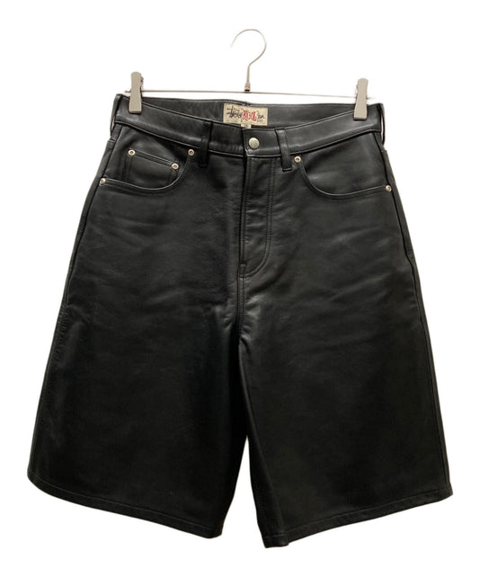 [Pre-owned] stussy BIG OL' SHORT LEATHER 112315