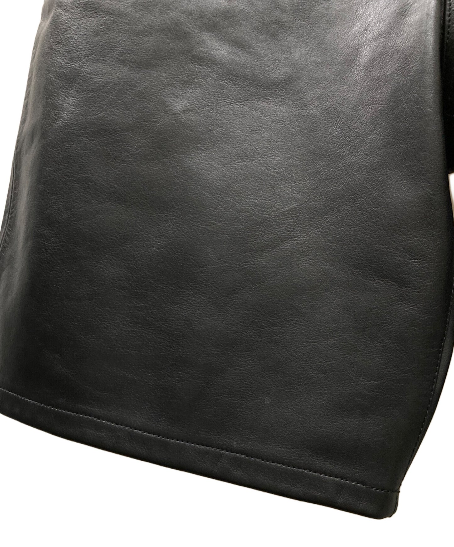 [Pre-owned] stussy BIG OL' SHORT LEATHER 112315