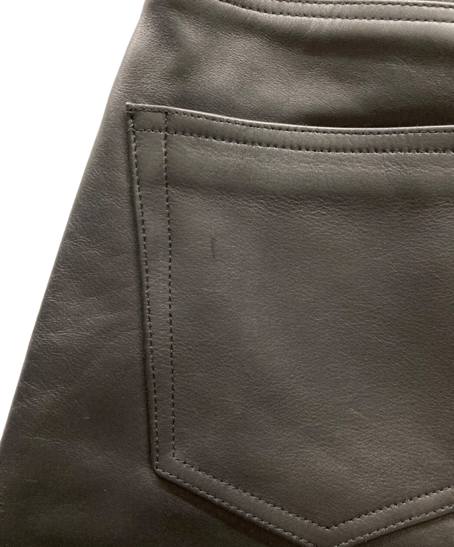 [Pre-owned] stussy BIG OL' SHORT LEATHER 112315