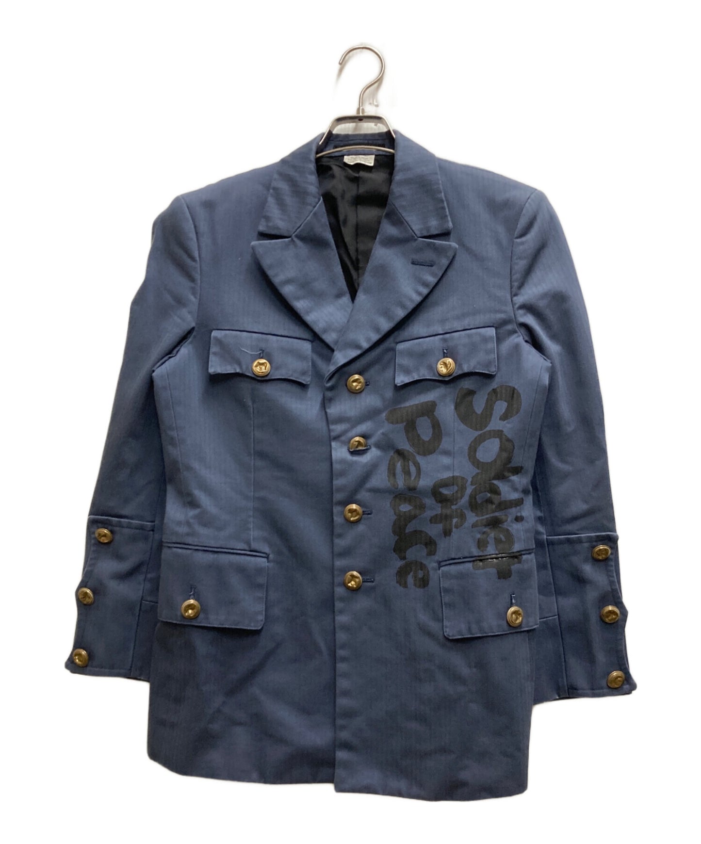 [Pre-owned] COMME des GARCONS HOMME PLUS Gold Button Message Jacket PO-J050