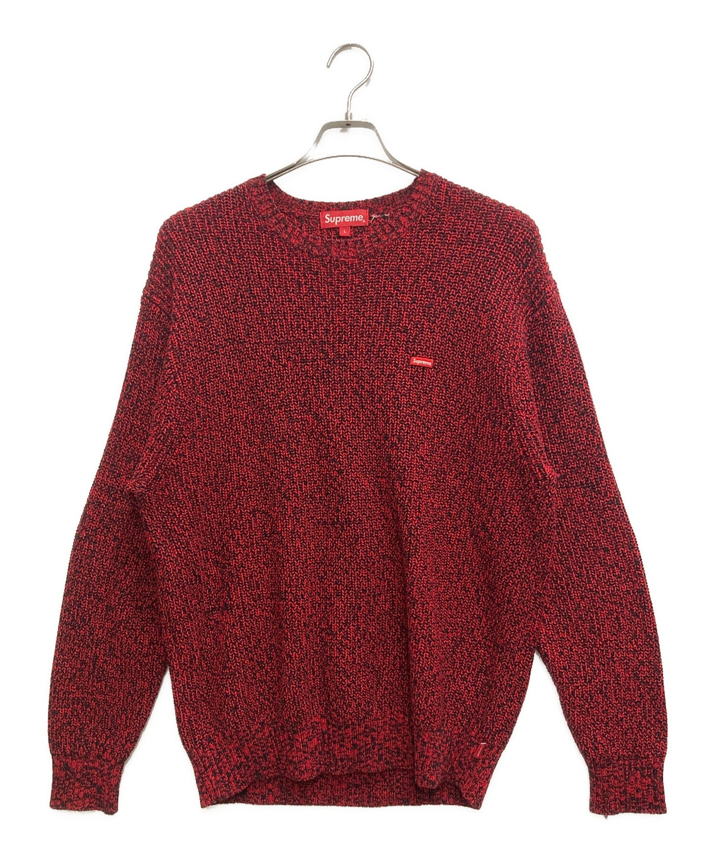 [Pre-owned] SUPREME Melange Rib Knit Sweater