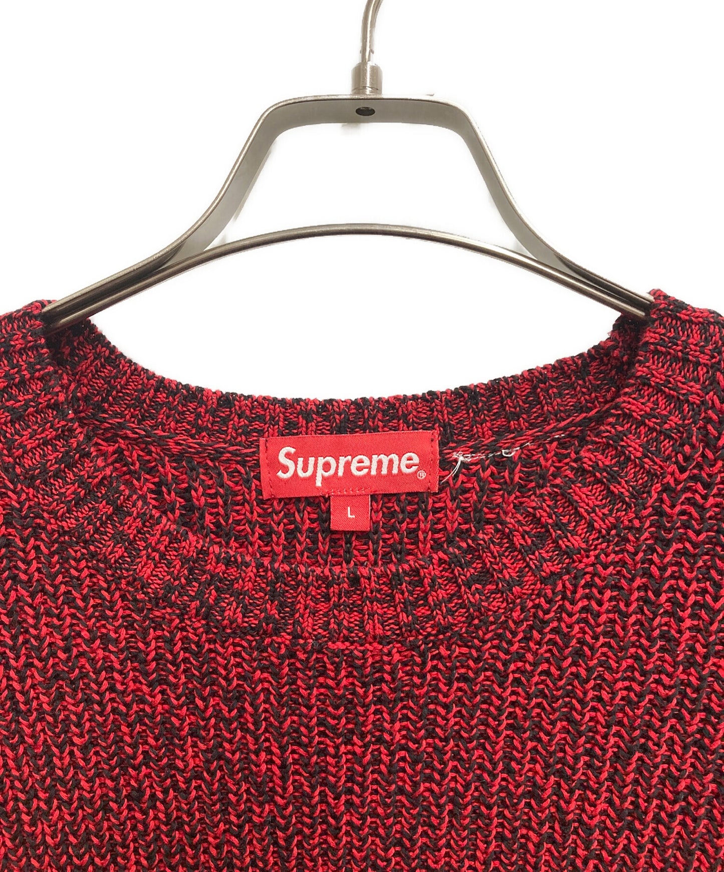 [Pre-owned] SUPREME Melange Rib Knit Sweater