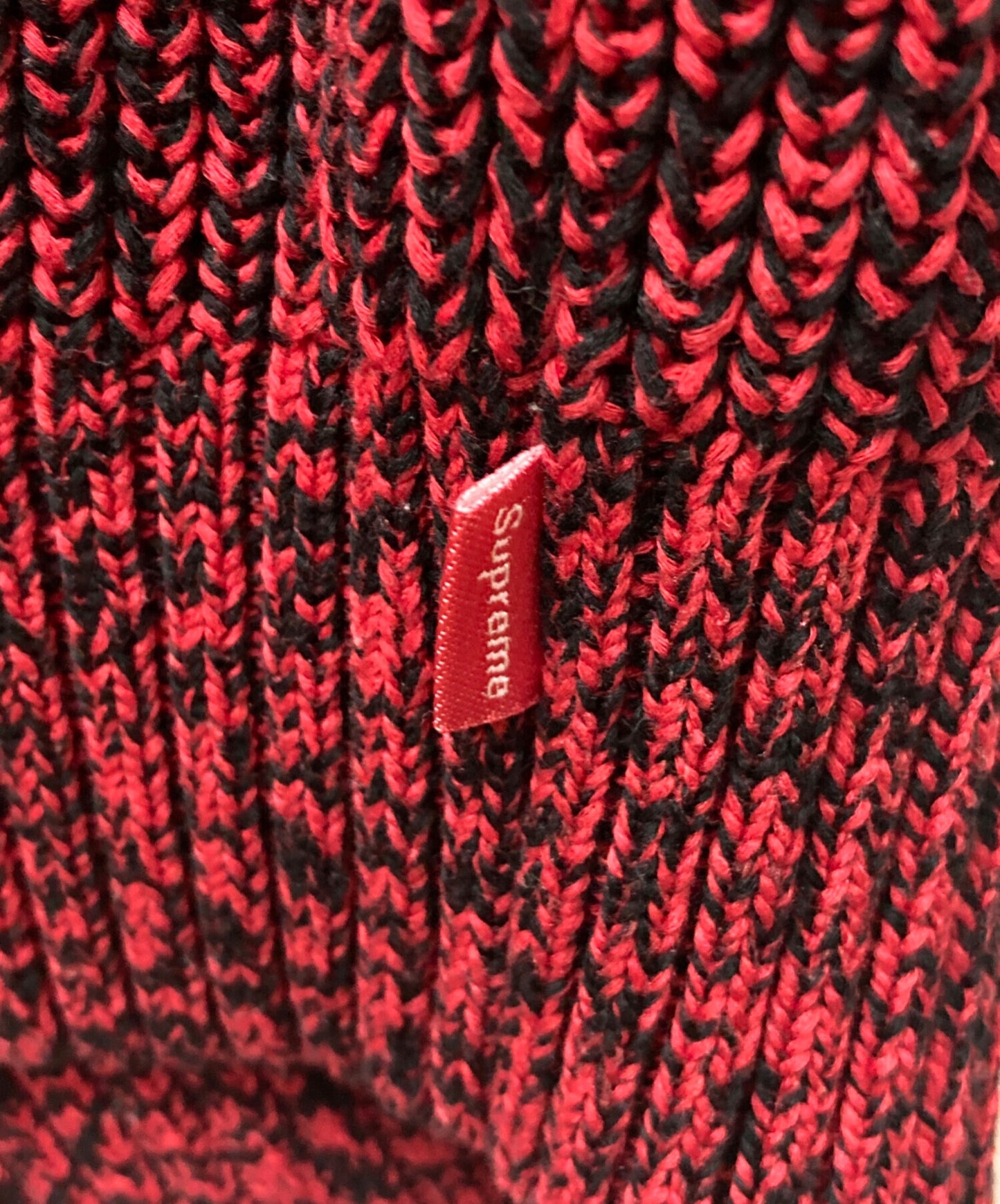 [Pre-owned] SUPREME Melange Rib Knit Sweater