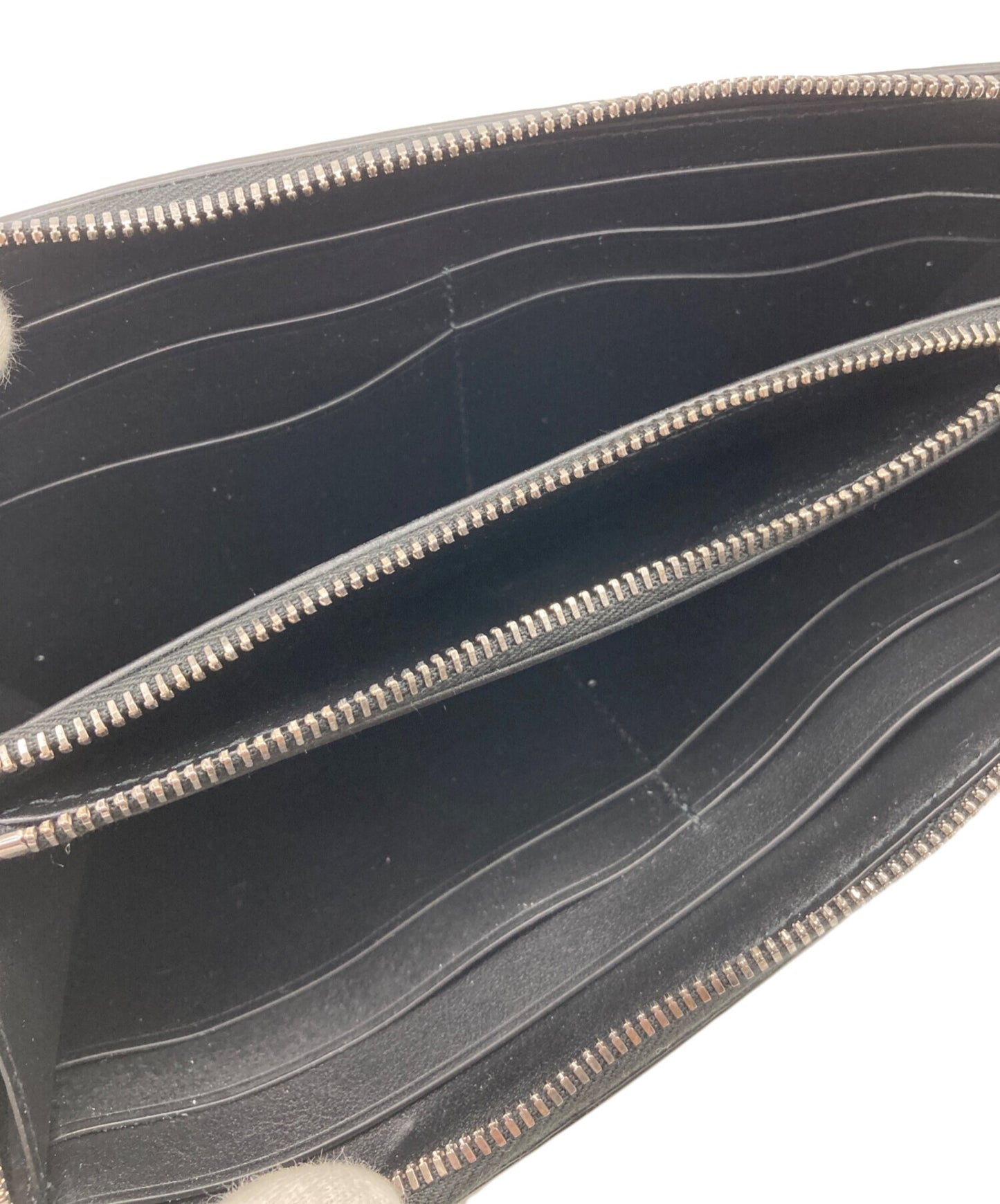 [Pre-owned] BOTTEGA VENETA Intrecciato zip-around wallet 593217