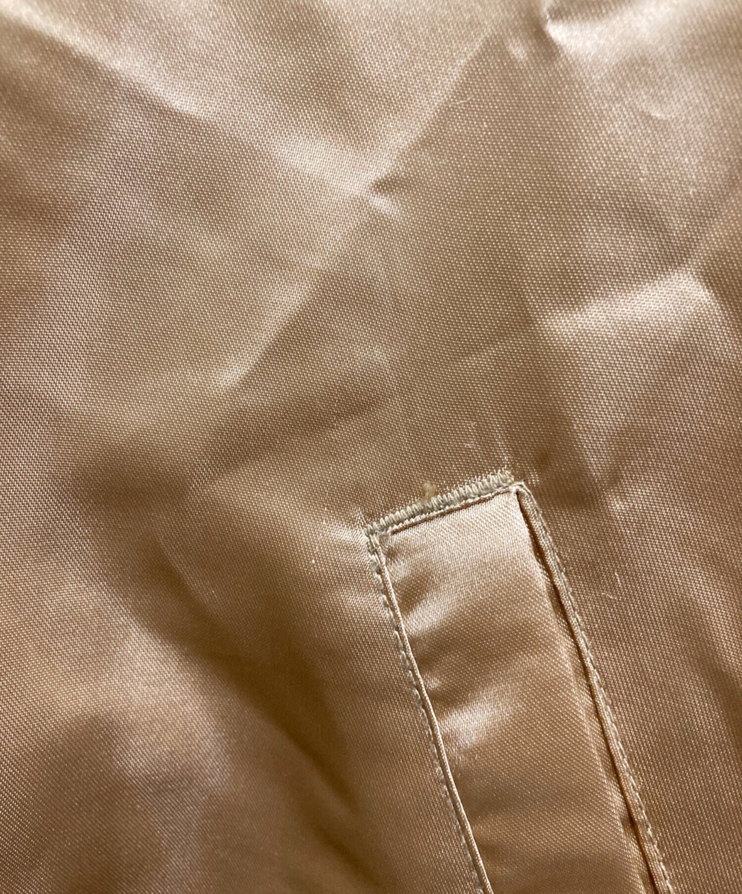 [Pre-owned] SUPREME Satin Varsity Jacket