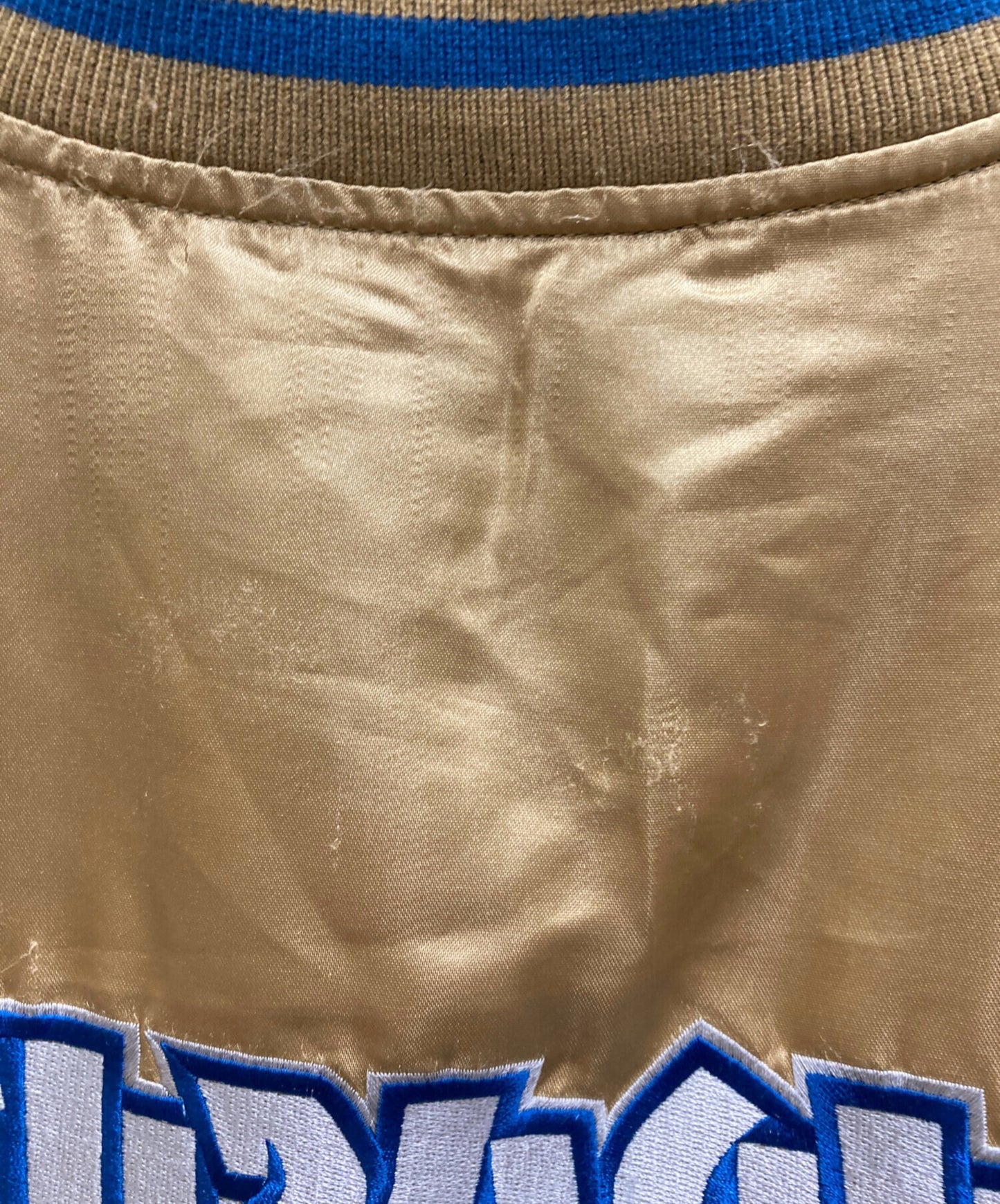 [Pre-owned] SUPREME Satin Varsity Jacket